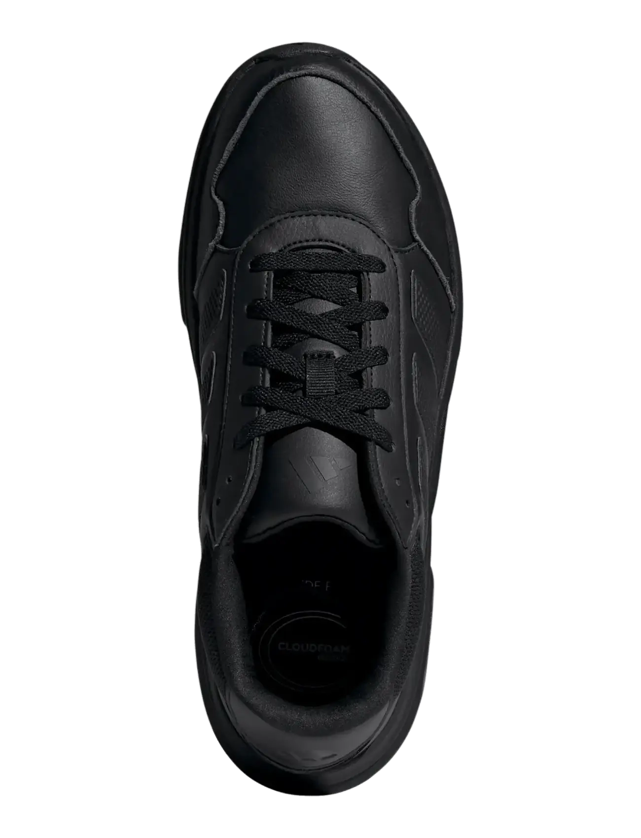 adidas Sportswear - CLOUDFOAM CUXXION - LEATHER - kõrge säärega tossud - cblack/cblack/grethr - 4