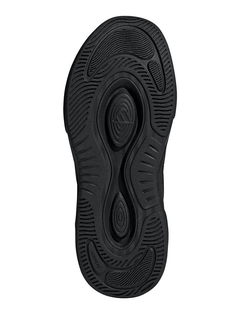 adidas Sportswear - CLOUDFOAM CUXXION - LEATHER - låga sneakers - cblack/cblack/grethr - 5