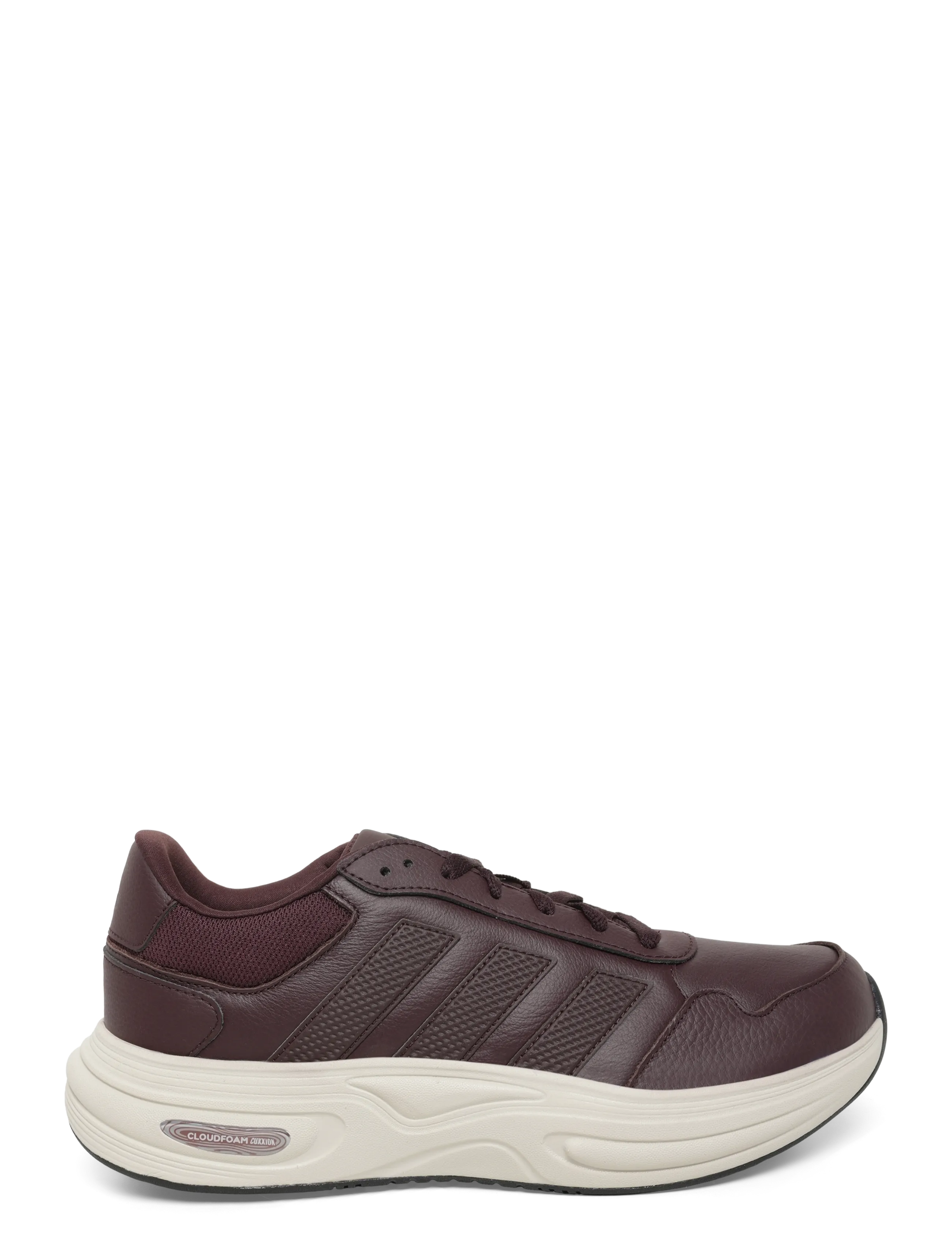 adidas Sportswear - CLOUDFOAM CUXXION - LEATHER - niedriger schnitt - shabrn/shabrn/alumin - 2