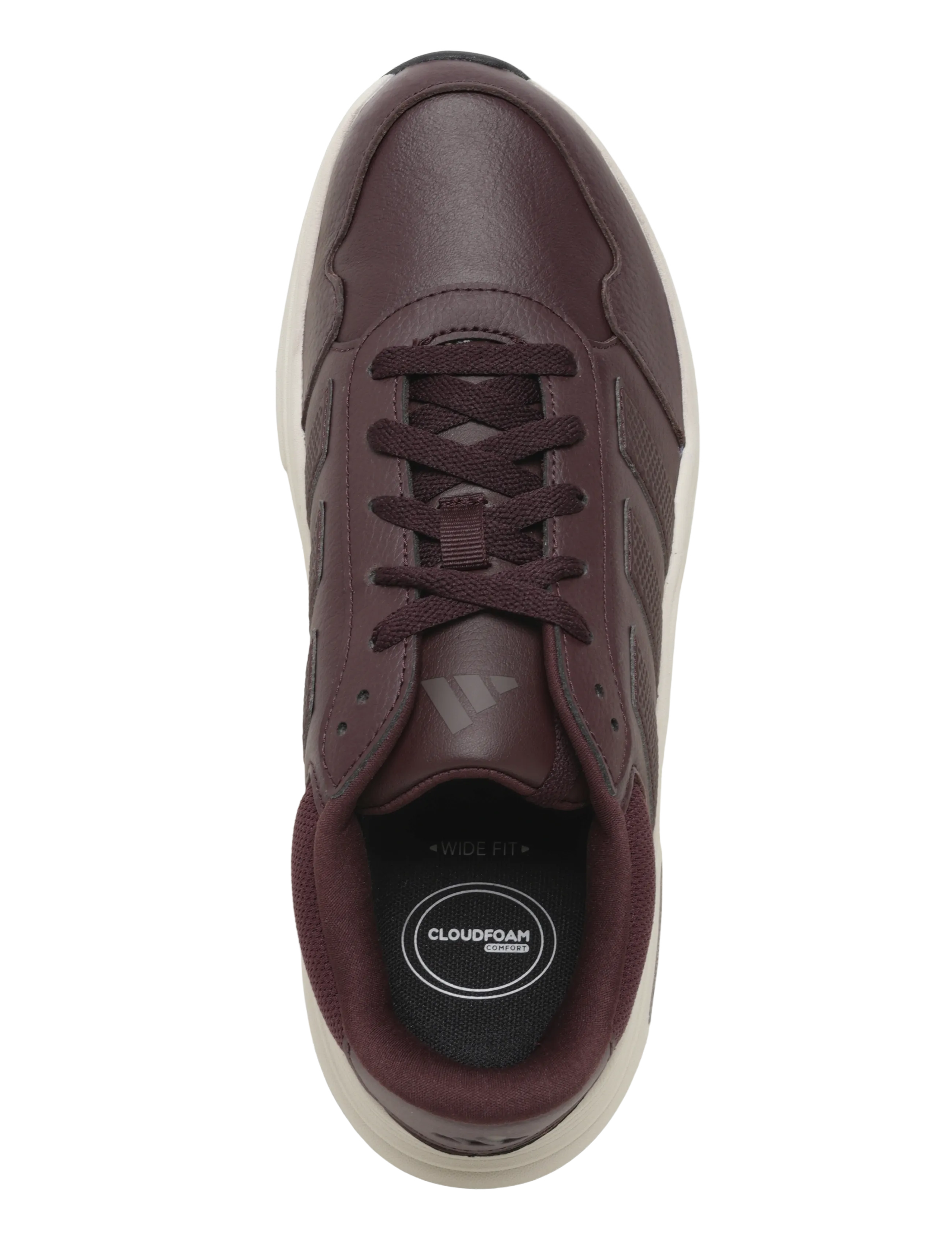 adidas Sportswear - CLOUDFOAM CUXXION - LEATHER - niedriger schnitt - shabrn/shabrn/alumin - 3