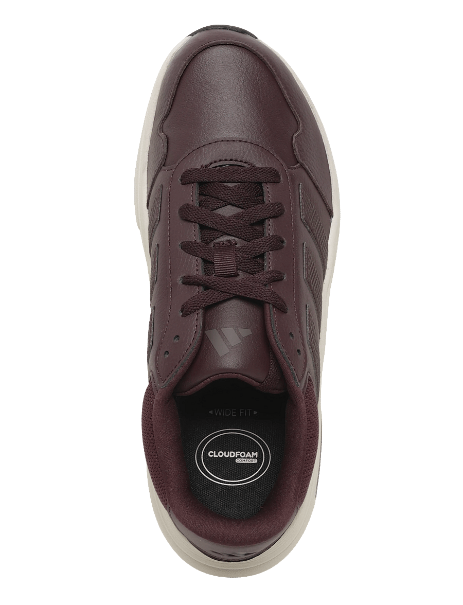 adidas Sportswear - CLOUDFOAM CUXXION - LEATHER - niedriger schnitt - shabrn/shabrn/alumin - 3