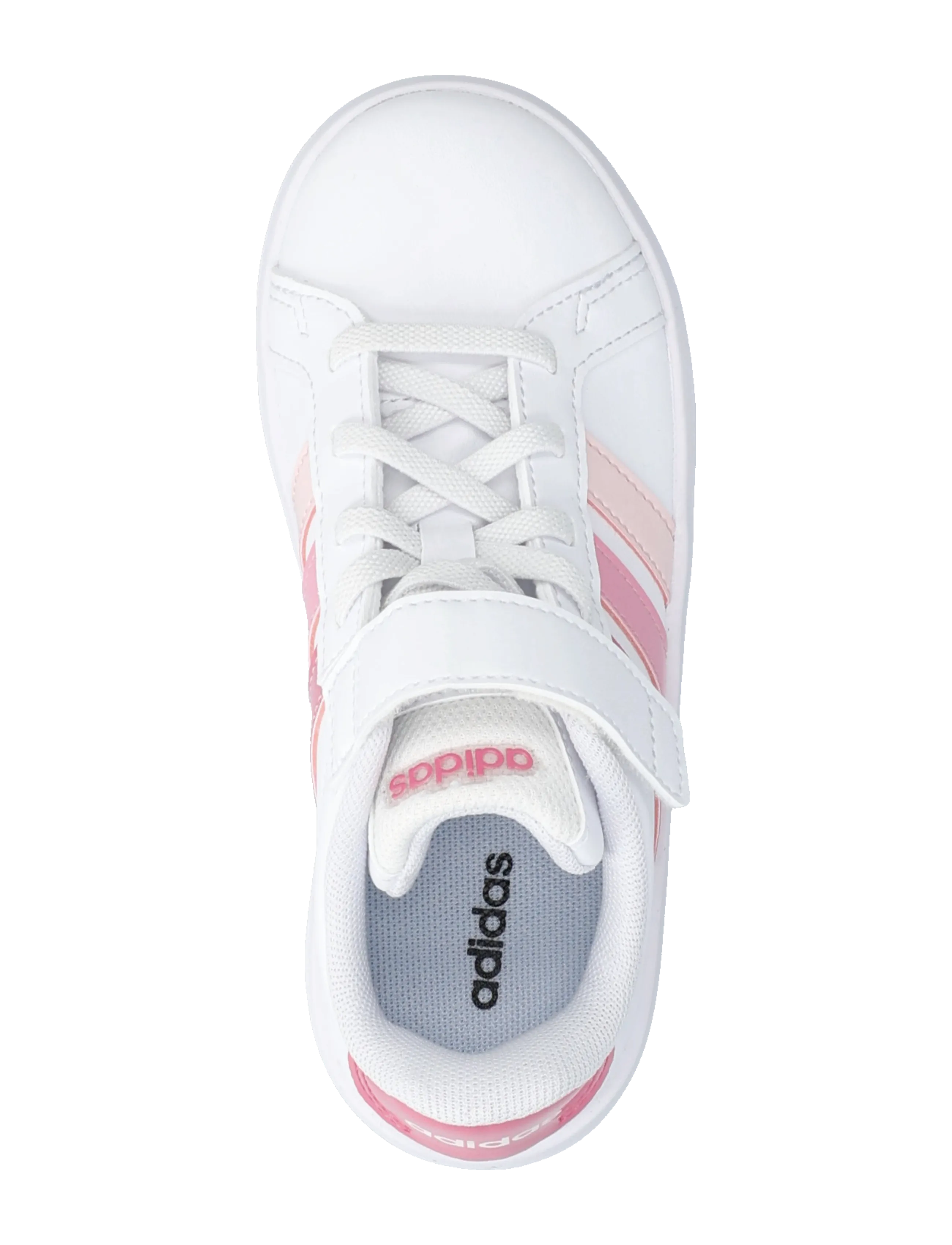 adidas Sportswear - GRAND COURT 3.0 EL C - lave sneakers - ftwwht/pnkfus/blipnk - 3
