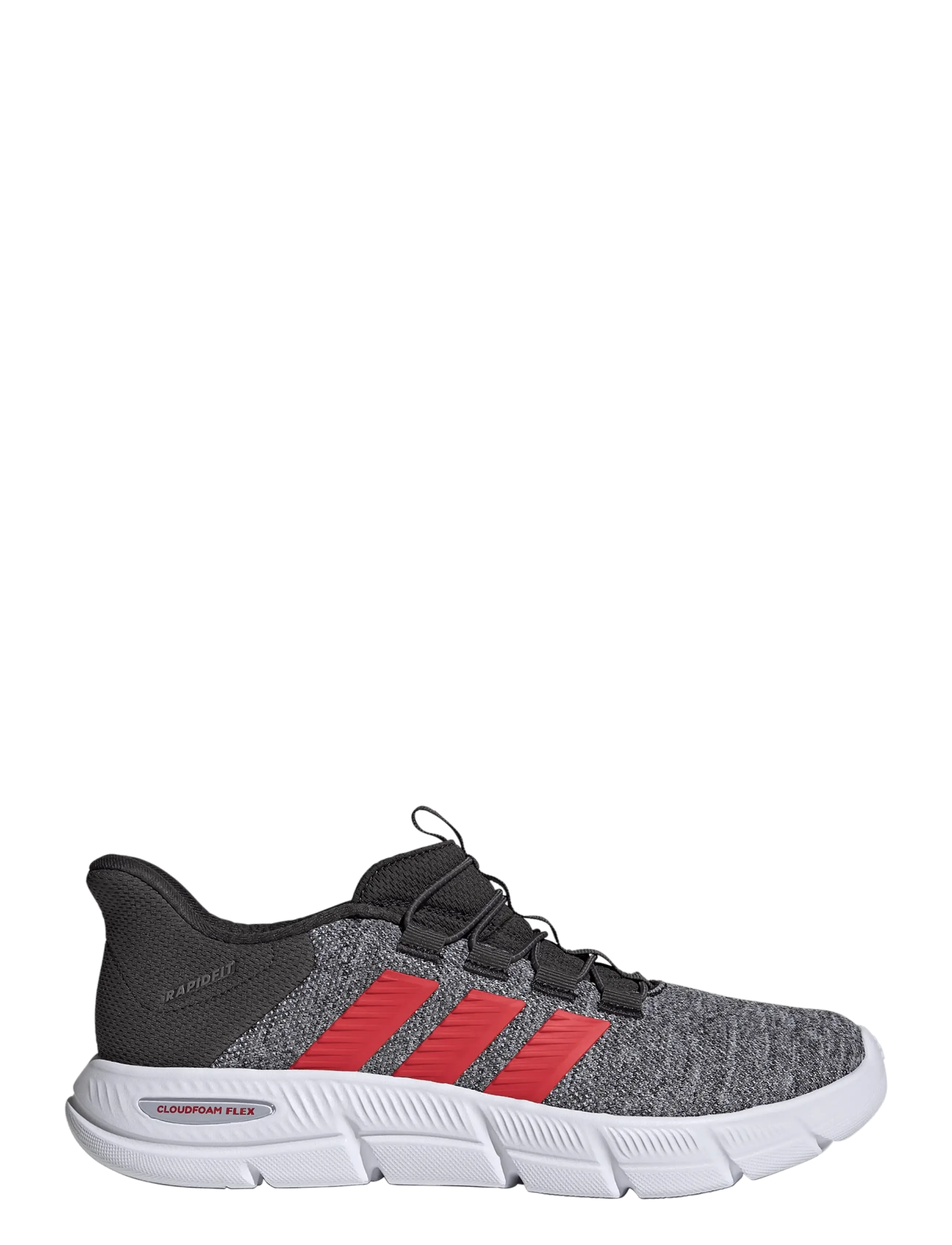 adidas Sportswear CLOUDFOAM FLEX - RAPIDFIT - Kõrge säärega tossud - CBLACK/PURRUB/CARBON / grey