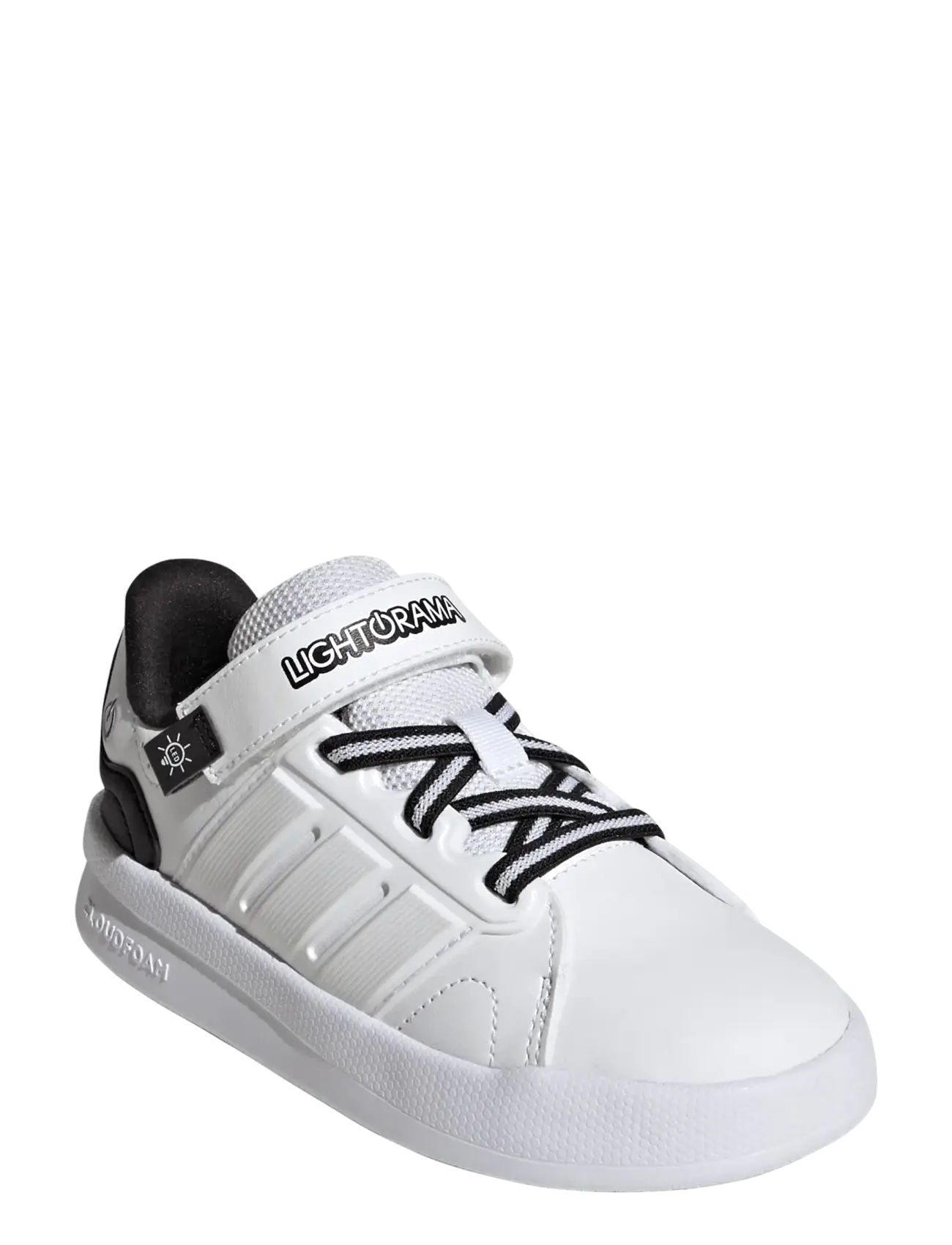 adidas Sportswear LIGHTORAMA COURT EL C - Teismelised 9-14 aastat - FTWWHT/CBLACK/GRETWO / white