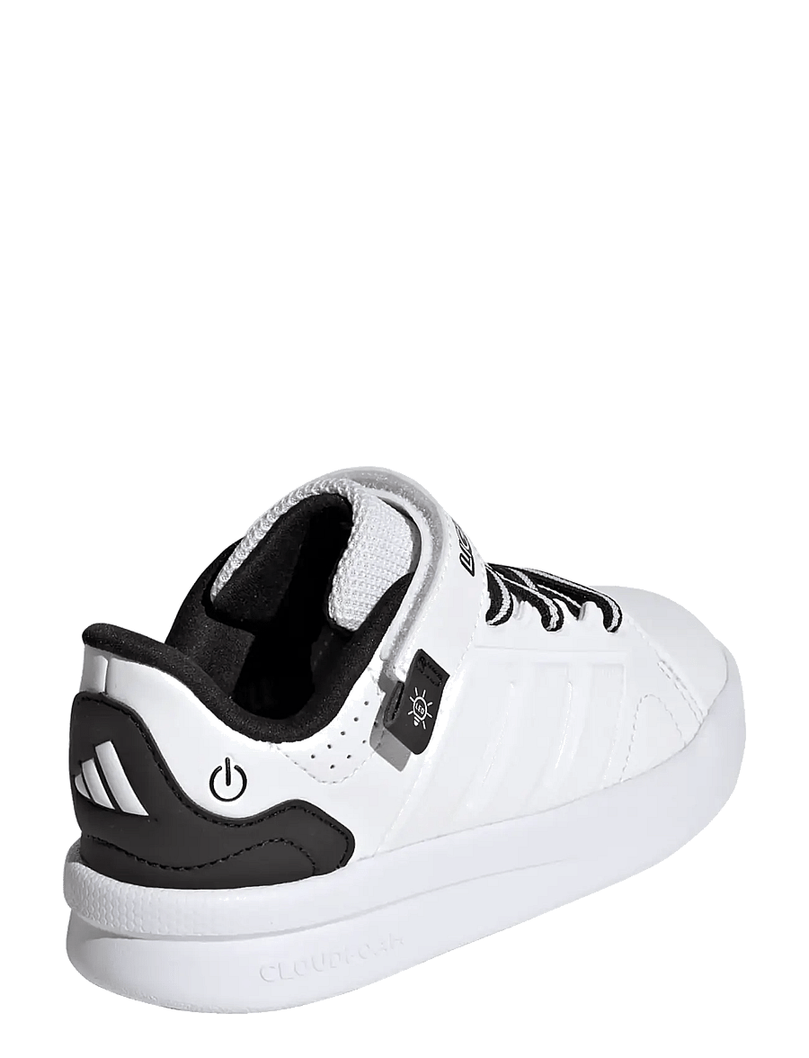 adidas Sportswear - LIGHTORAMA COURT EL C - lave sneakers - ftwwht/cblack/gretwo - 3