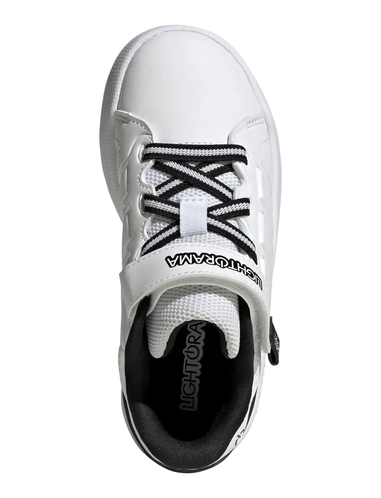adidas Sportswear - LIGHTORAMA COURT EL C - lave sneakers - ftwwht/cblack/gretwo - 4