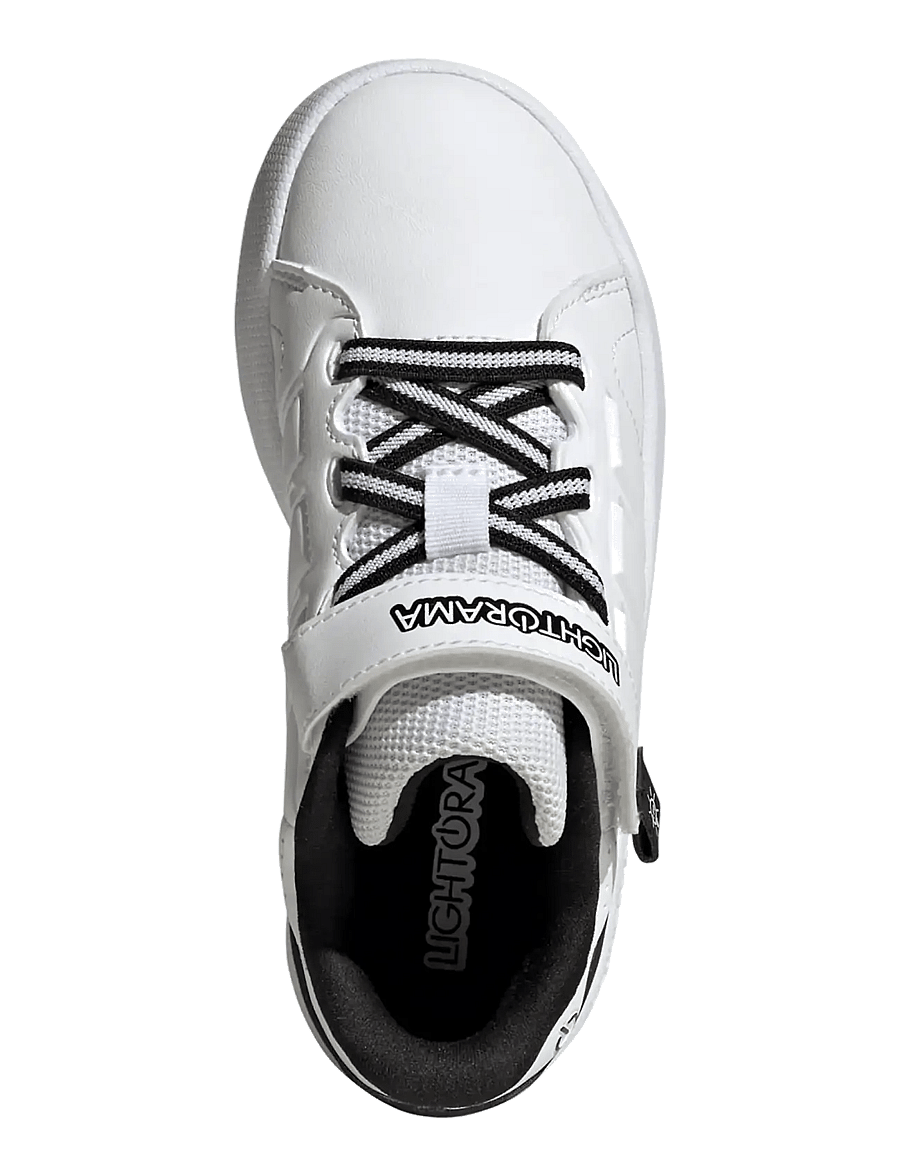 adidas Sportswear - LIGHTORAMA COURT EL C - lave sneakers - ftwwht/cblack/gretwo - 4