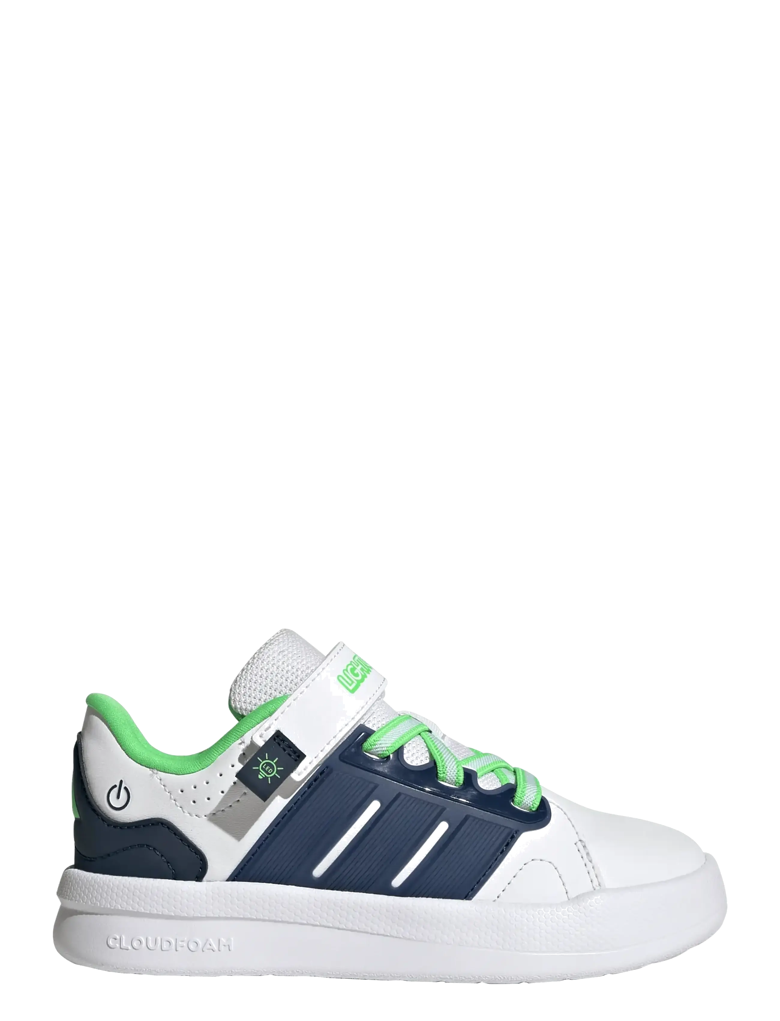 adidas Sportswear - LIGHTORAMA COURT EL C - lave sneakers - ftwwht/nindig/scrgrn - 1