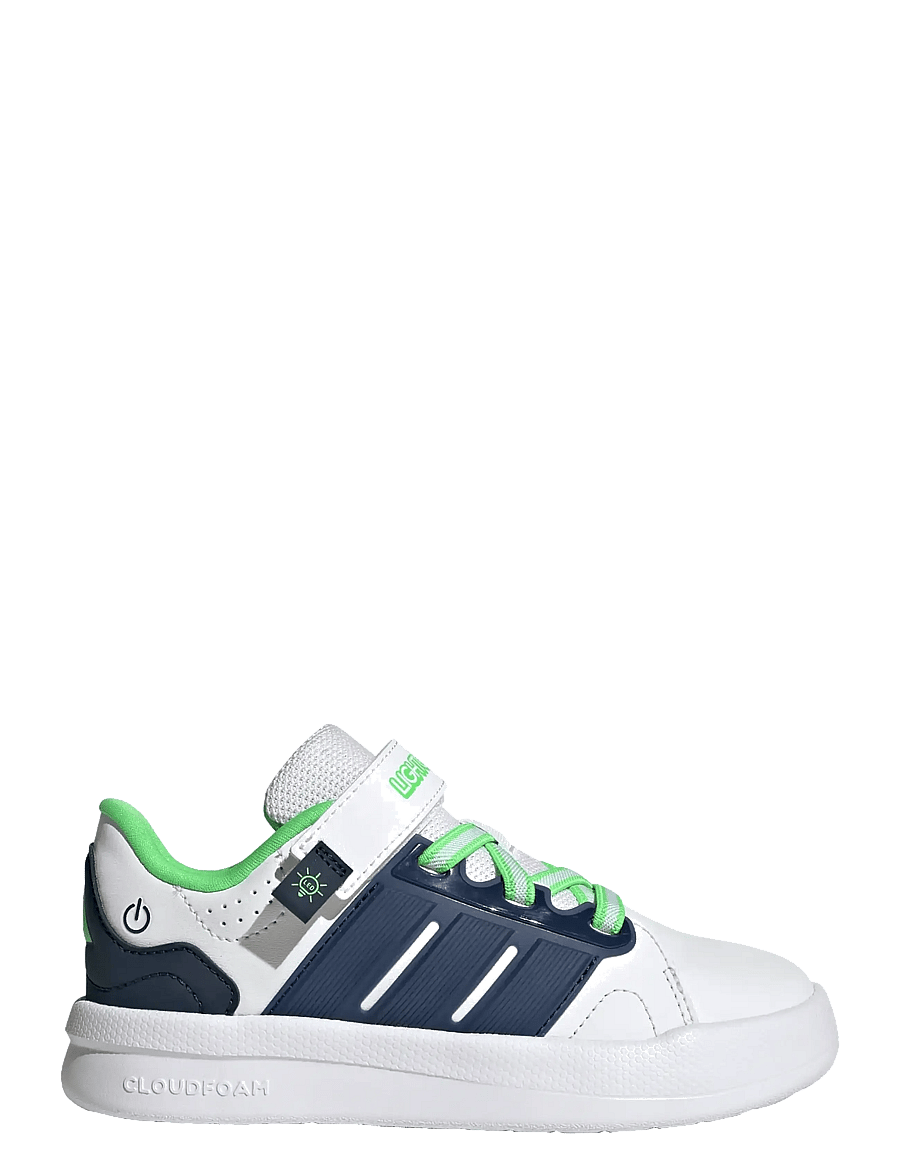 adidas Sportswear - LIGHTORAMA COURT EL C - lave sneakers - ftwwht/nindig/scrgrn - 1