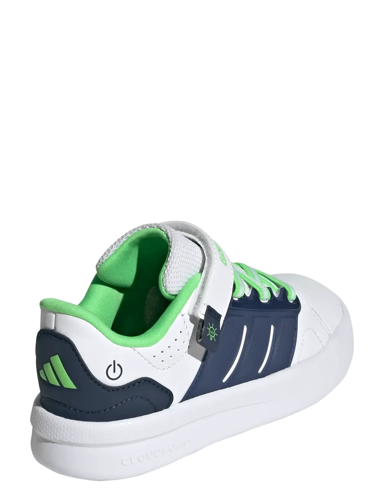 adidas Sportswear - LIGHTORAMA COURT EL C - lave sneakers - ftwwht/nindig/scrgrn - 3