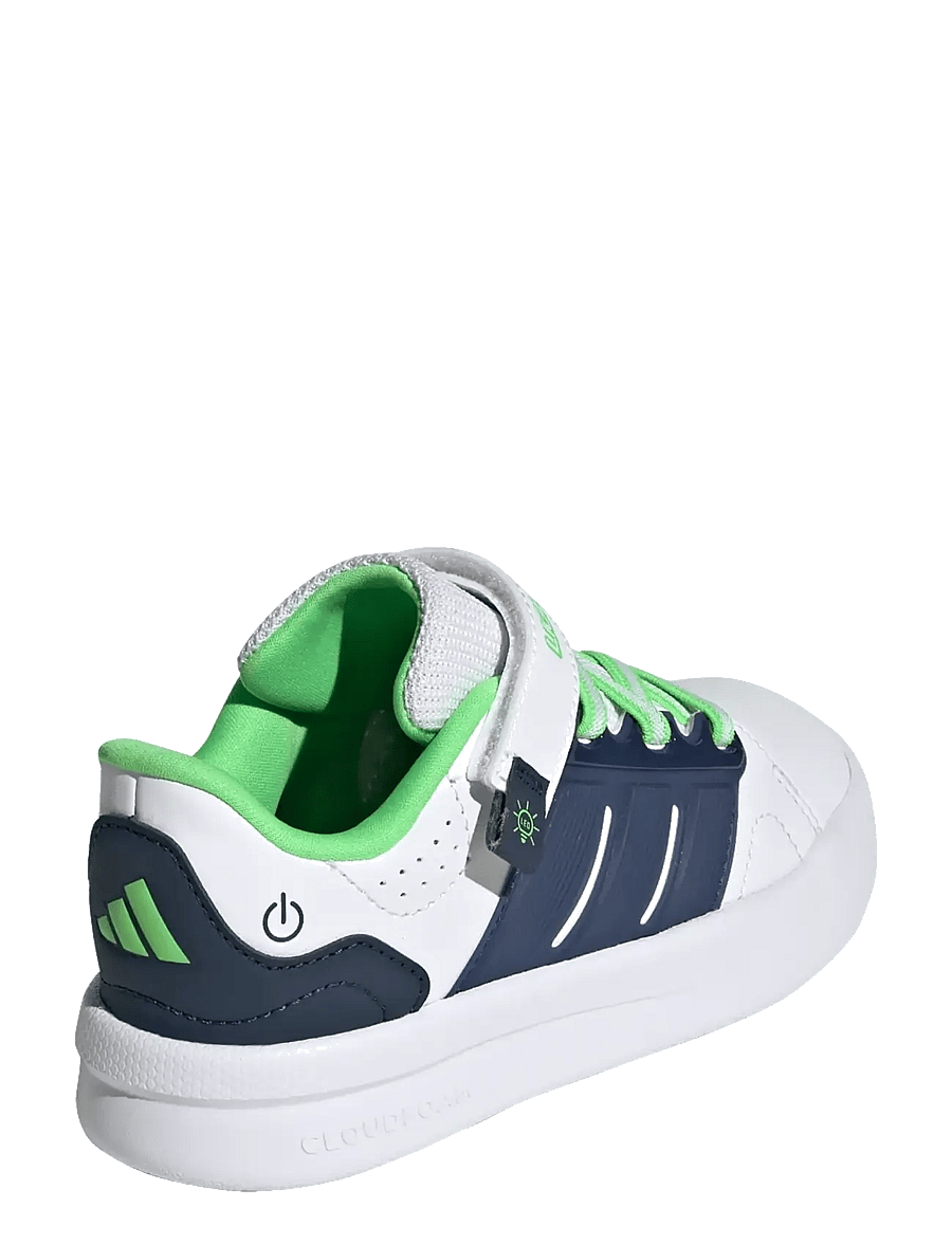 adidas Sportswear - LIGHTORAMA COURT EL C - lave sneakers - ftwwht/nindig/scrgrn - 3