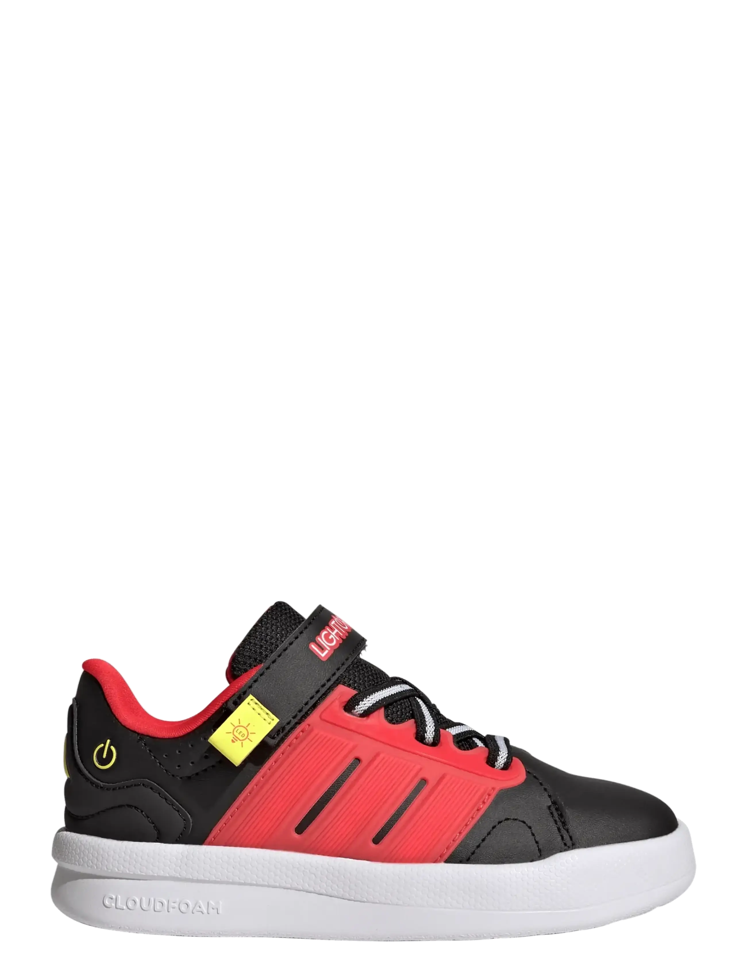 adidas Sportswear - LIGHTORAMA COURT EL C - lave sneakers - cblack/lucred/sollem - 1