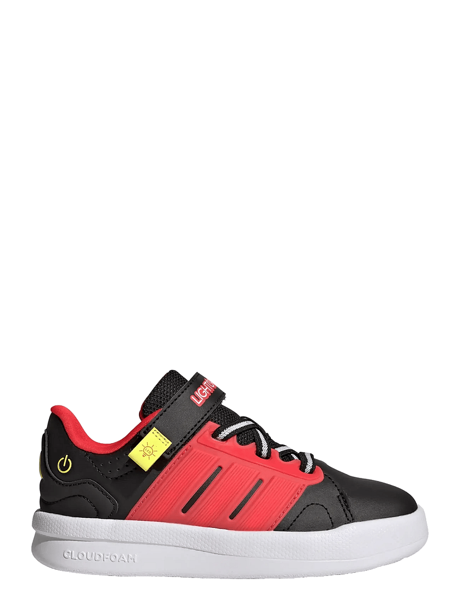 adidas Sportswear - LIGHTORAMA COURT EL C - lave sneakers - cblack/lucred/sollem - 1