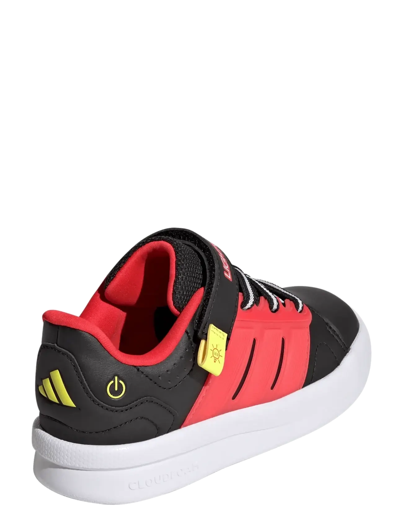 adidas Sportswear - LIGHTORAMA COURT EL C - lave sneakers - cblack/lucred/sollem - 3