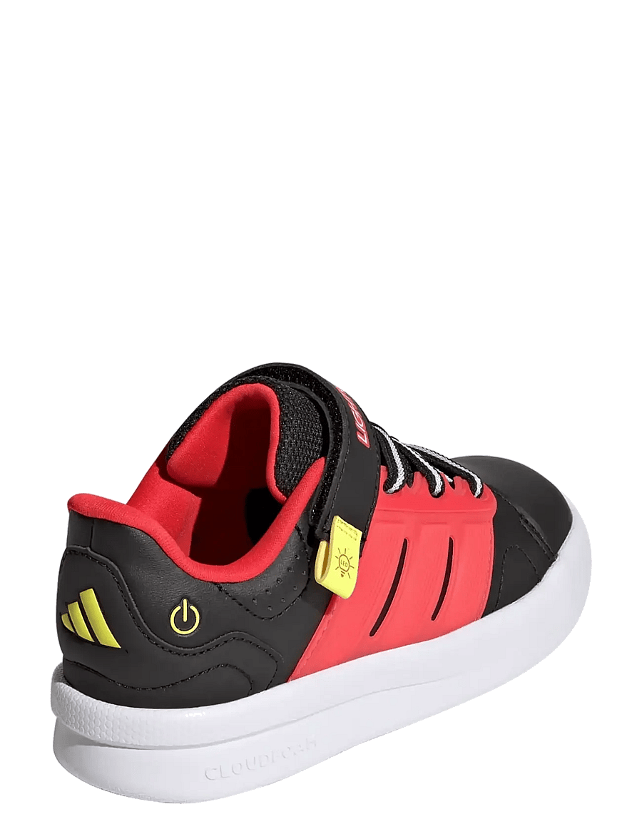 adidas Sportswear - LIGHTORAMA COURT EL C - lave sneakers - cblack/lucred/sollem - 3