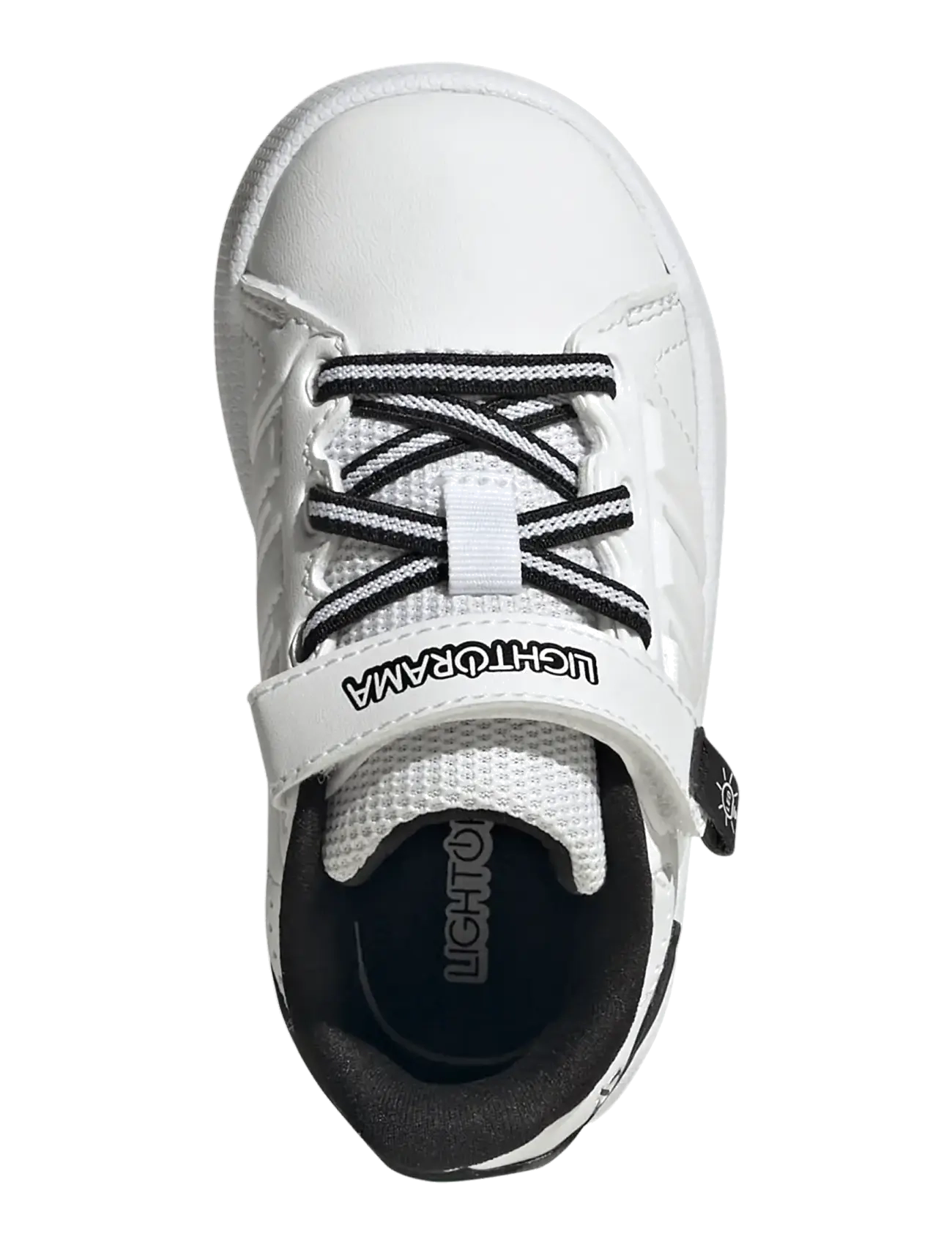 adidas Sportswear - LIGHTORAMA COURT EL I - låga sneakers - ftwwht/cblack/gretwo - 4
