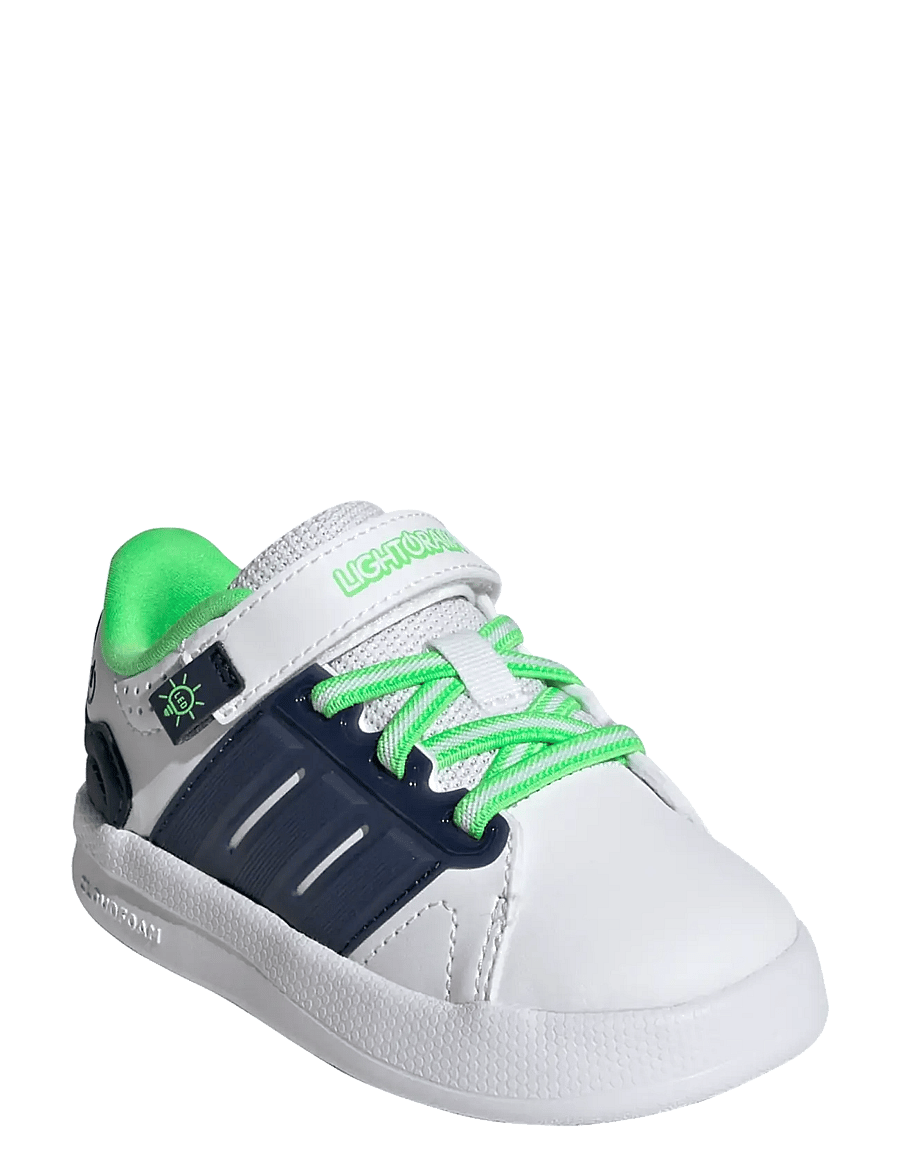 adidas Sportswear - LIGHTORAMA COURT EL I - lave sneakers - ftwwht/nindig/scrgrn - 1