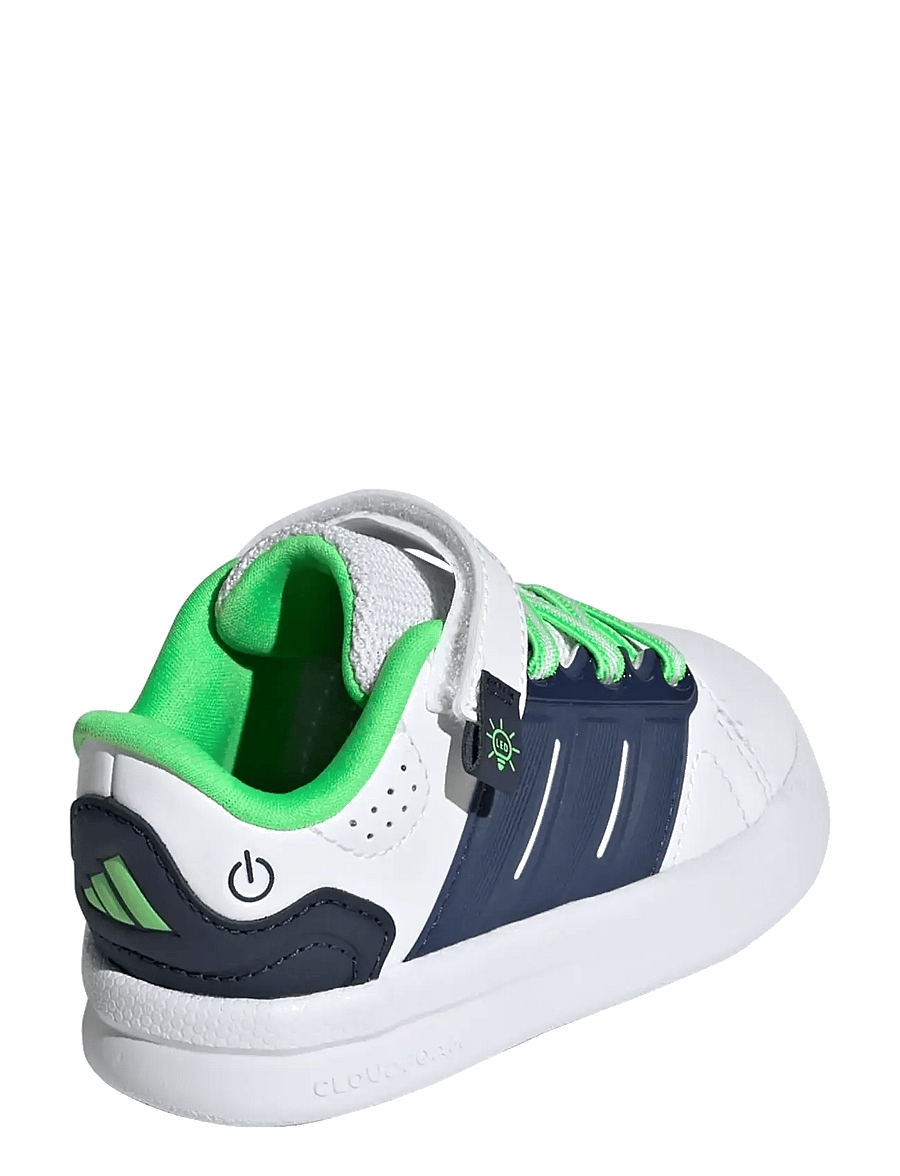 adidas Sportswear - LIGHTORAMA COURT EL I - lave sneakers - ftwwht/nindig/scrgrn - 4