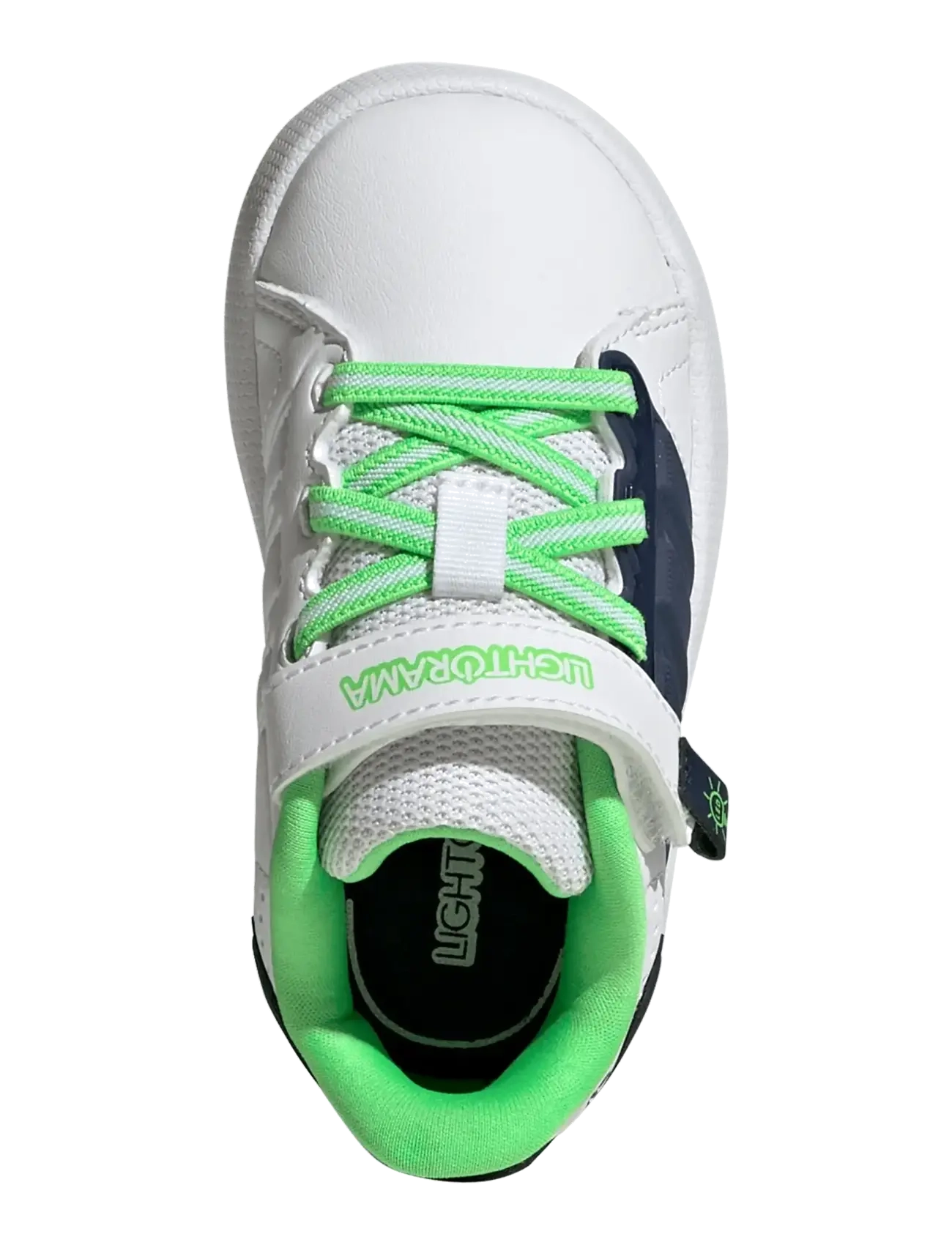 adidas Sportswear - LIGHTORAMA COURT EL I - lave sneakers - ftwwht/nindig/scrgrn - 5