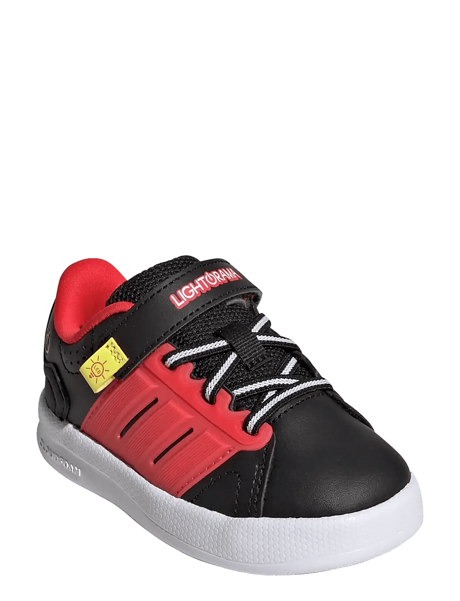 adidas Sportswear - LIGHTORAMA COURT EL I - lave sneakers - cblack/lucred/sollem - 0