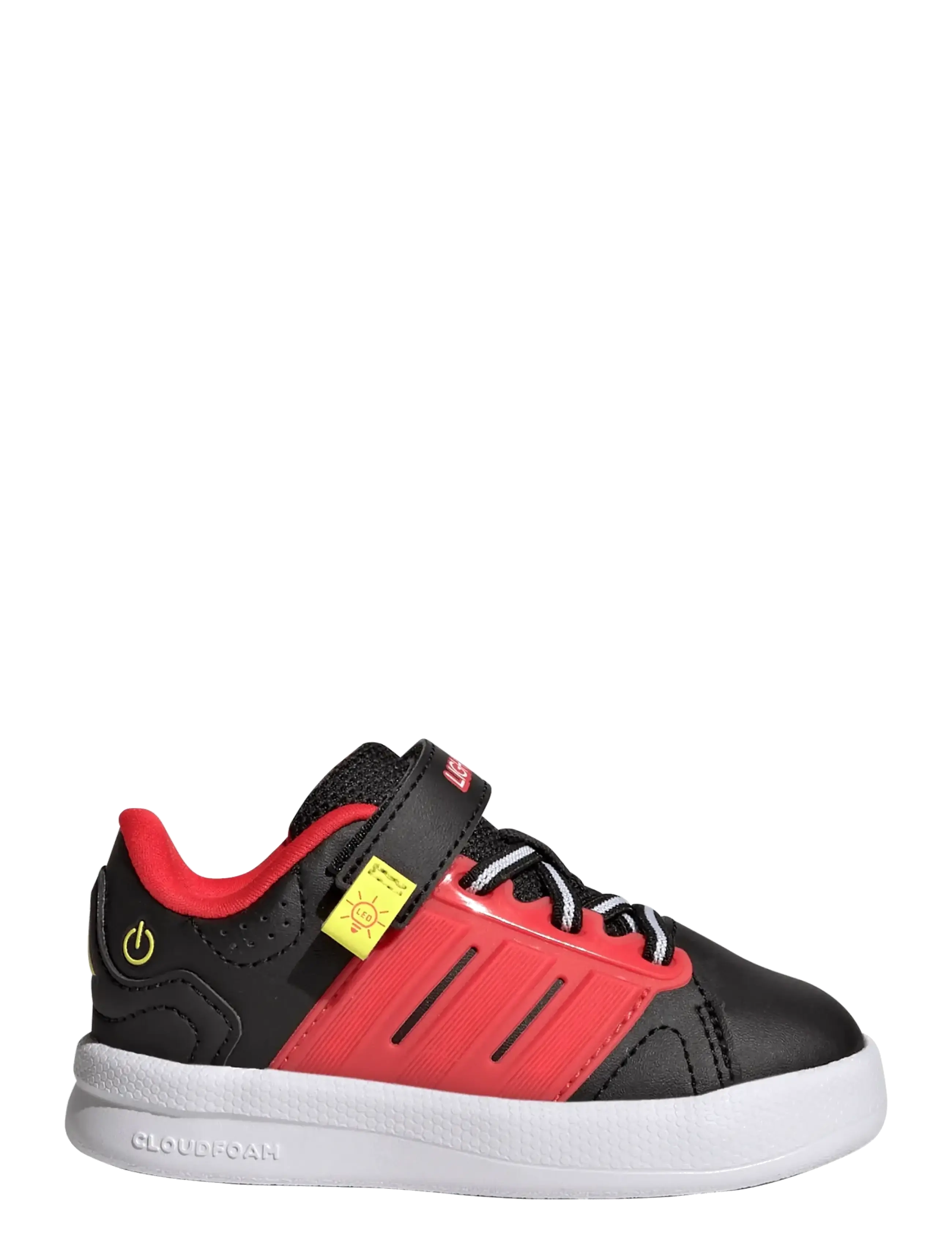 adidas Sportswear - LIGHTORAMA COURT EL I - lave sneakers - cblack/lucred/sollem - 1