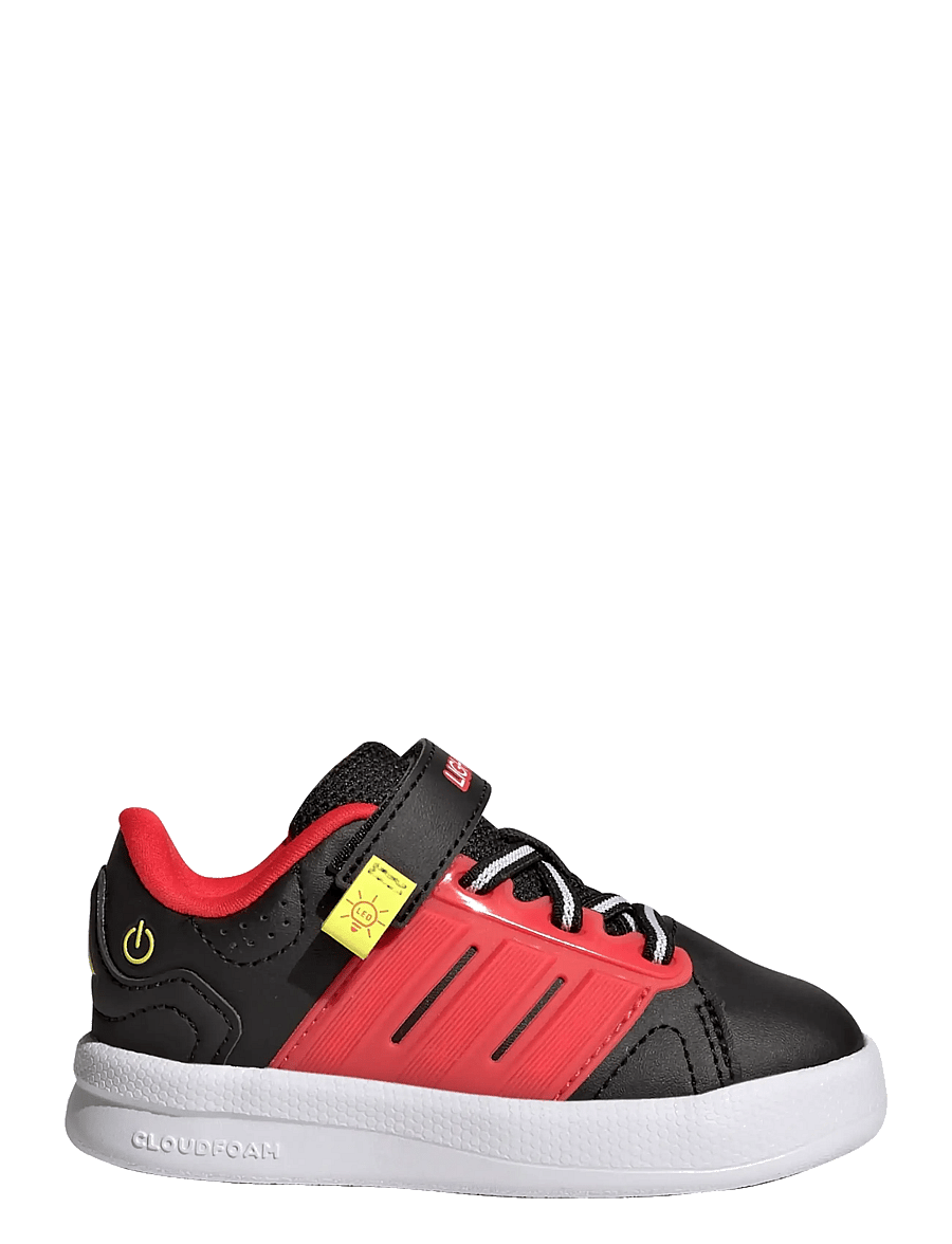 adidas Sportswear - LIGHTORAMA COURT EL I - lave sneakers - cblack/lucred/sollem - 1