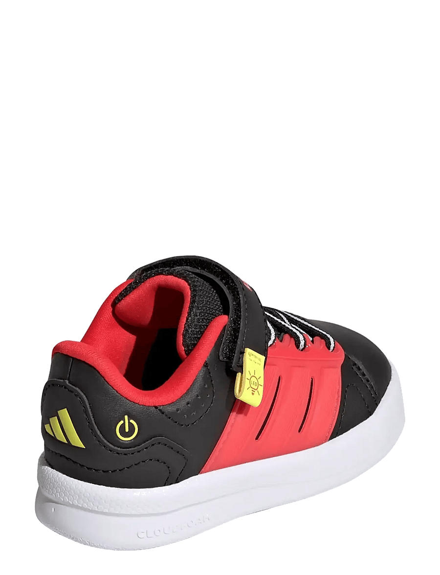 adidas Sportswear - LIGHTORAMA COURT EL I - lave sneakers - cblack/lucred/sollem - 3