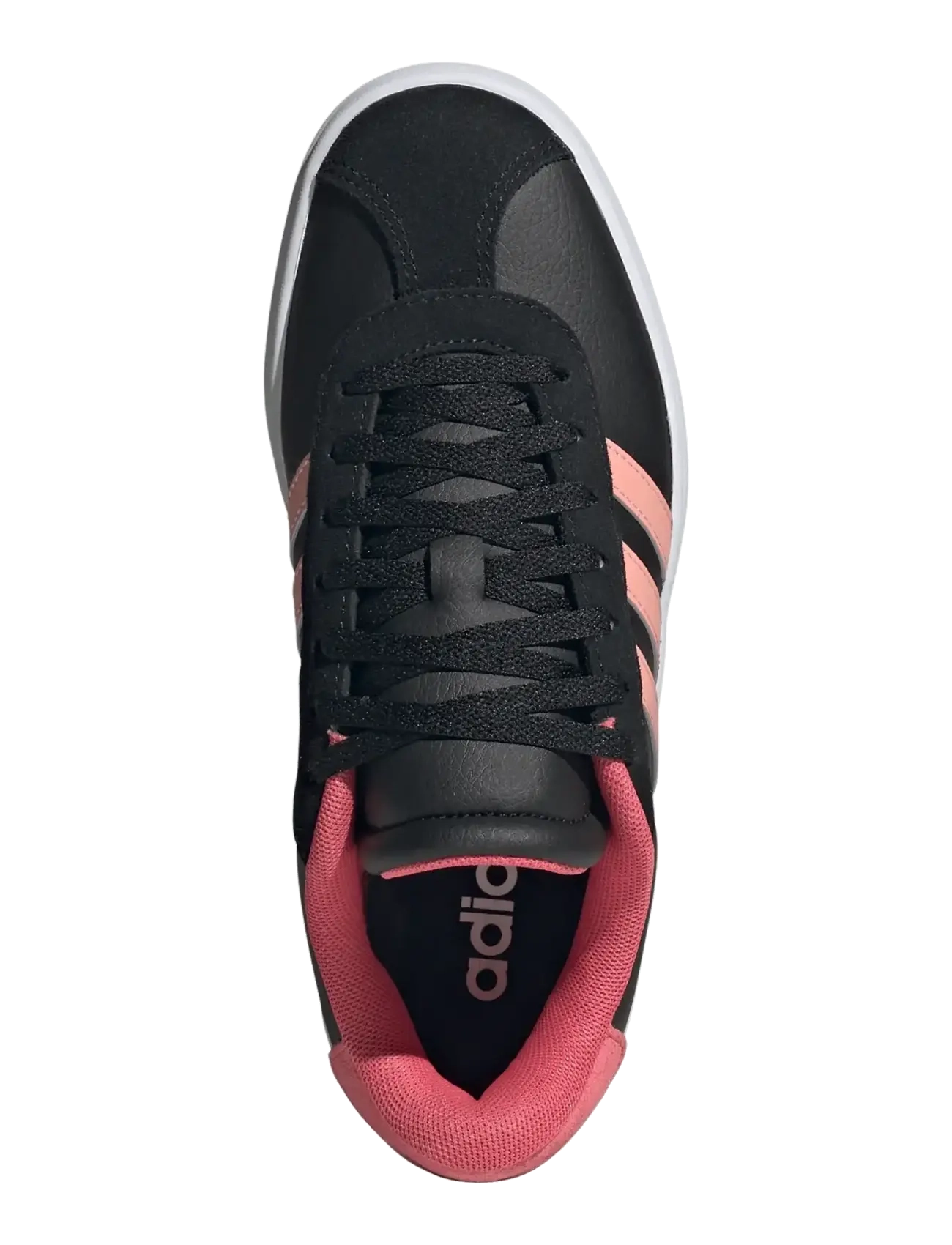 adidas Sportswear - VL COURT BOLD J - lave sneakers - cblack/sefrtu/purtur - 4