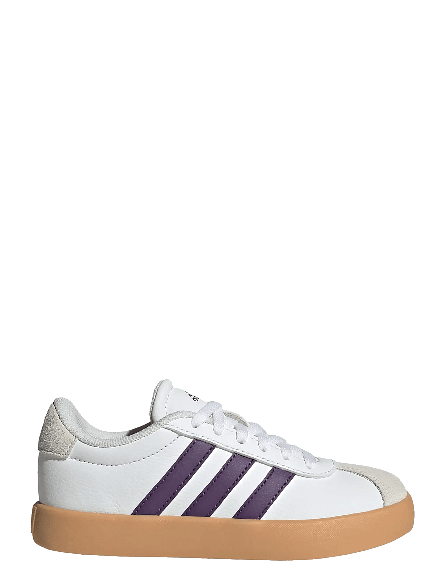 adidas Sportswear - VL COURT 3.0 K - niedriger schnitt - ftwwht/violet/gum3 - 1