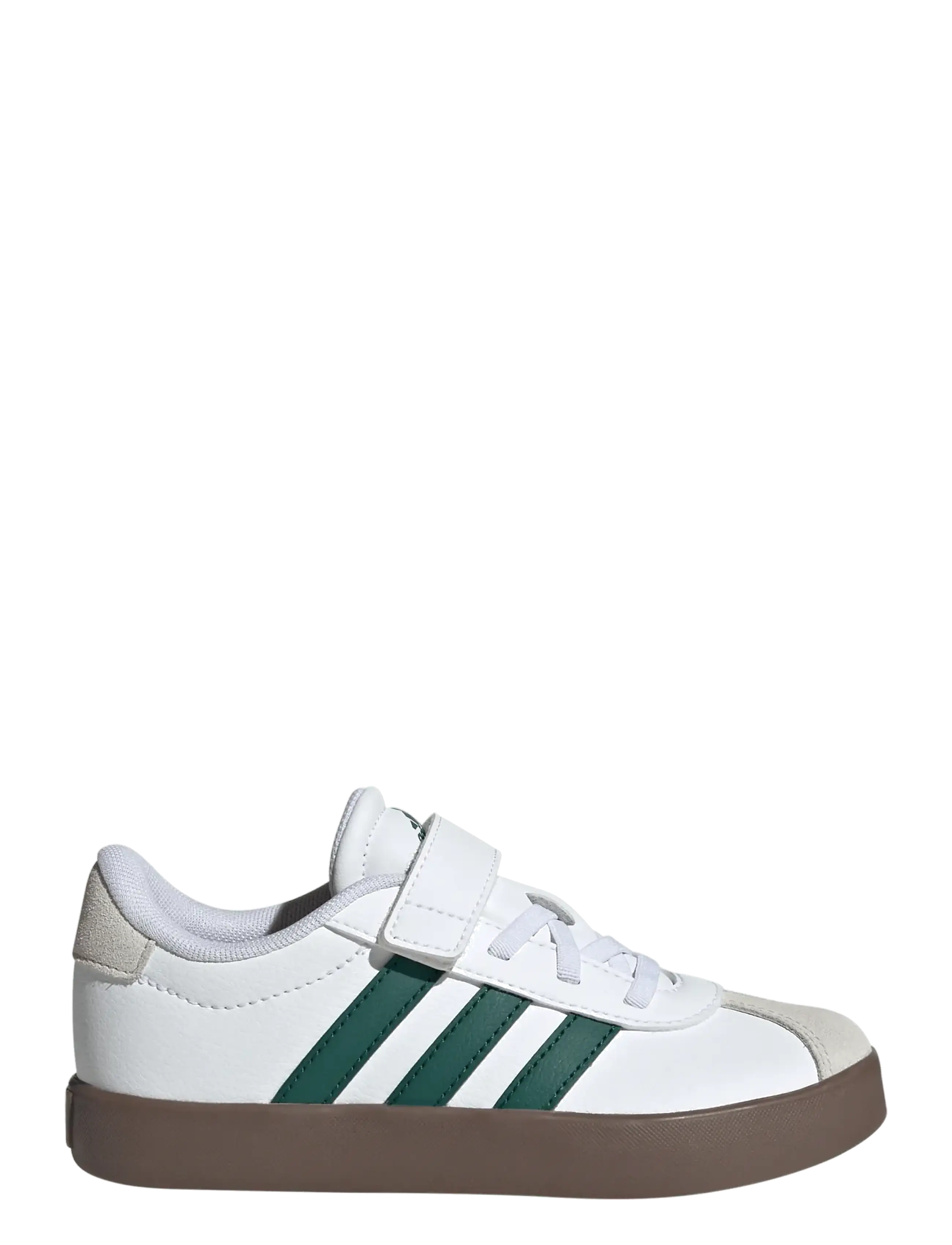 adidas Sportswear - VL COURT 3.0 EL C - lave sneakers - ftwwht/cgreen/gum5 - 1