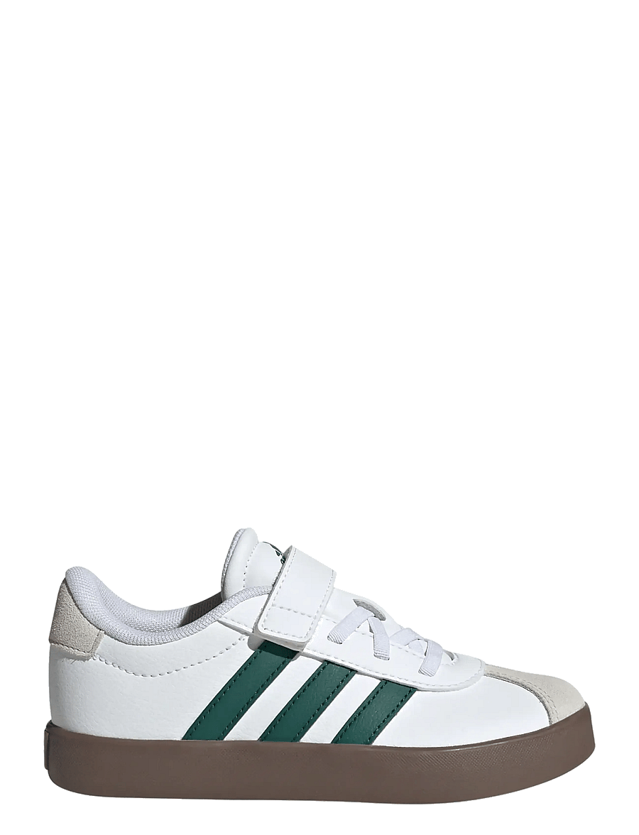 adidas Sportswear - VL COURT 3.0 EL C - lave sneakers - ftwwht/cgreen/gum5 - 1
