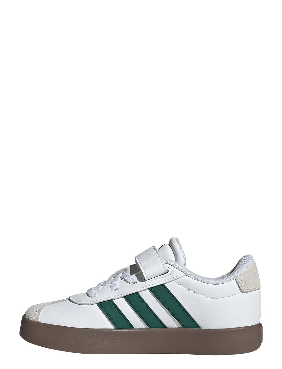 adidas Sportswear - VL COURT 3.0 EL C - lave sneakers - ftwwht/cgreen/gum5 - 2