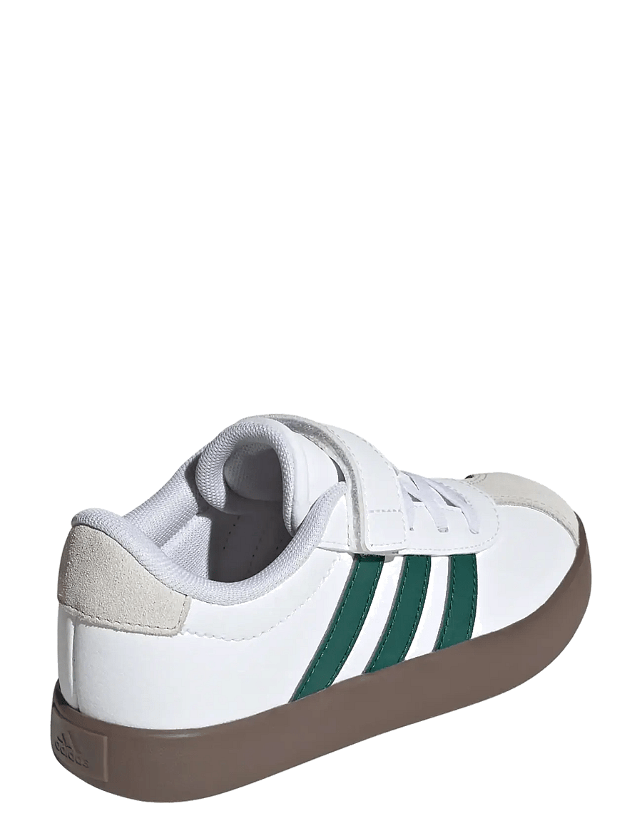 adidas Sportswear - VL COURT 3.0 EL C - lave sneakers - ftwwht/cgreen/gum5 - 3