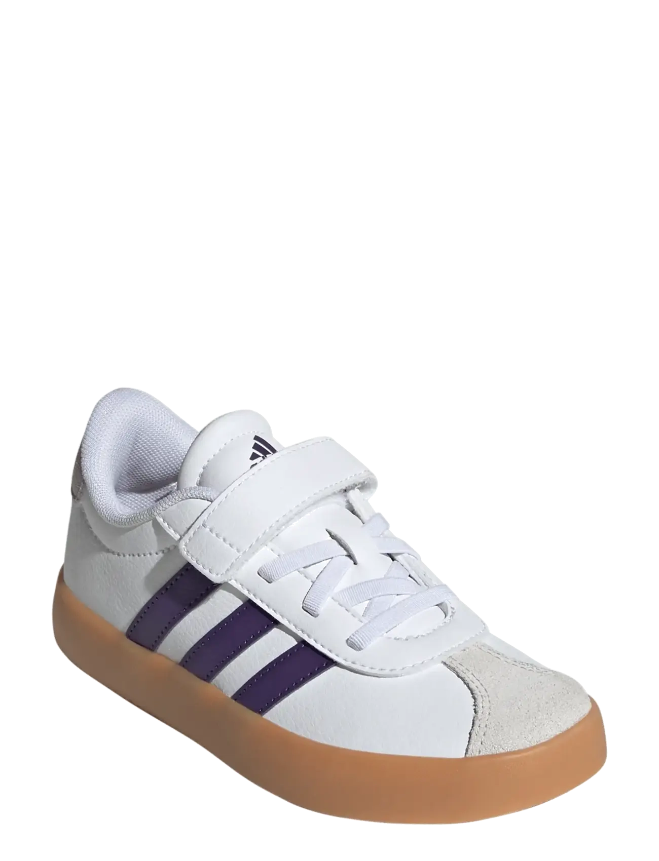 adidas Sportswear VL COURT 3.0 EL C - adidas - FTWWHT/VIOLET/GUM3 / white
