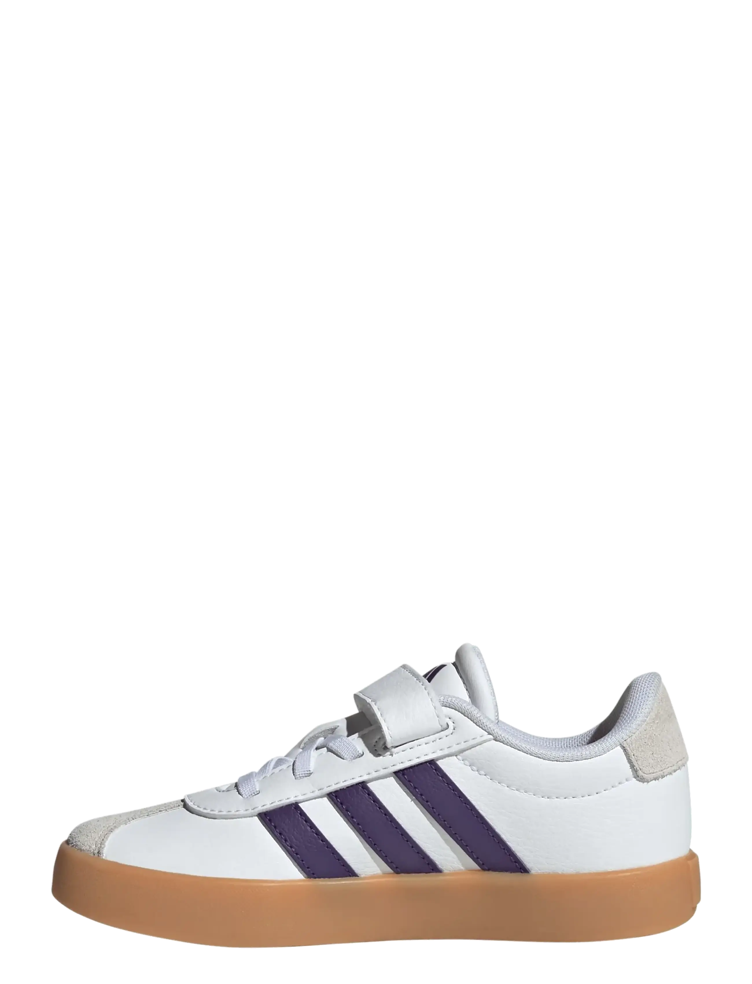 adidas Sportswear - VL COURT 3.0 EL C - lave sneakers - ftwwht/violet/gum3 - 1