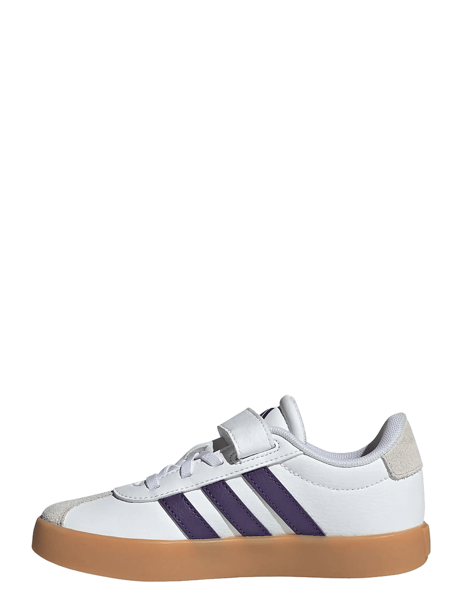 adidas Sportswear - VL COURT 3.0 EL C - lave sneakers - ftwwht/violet/gum3 - 1