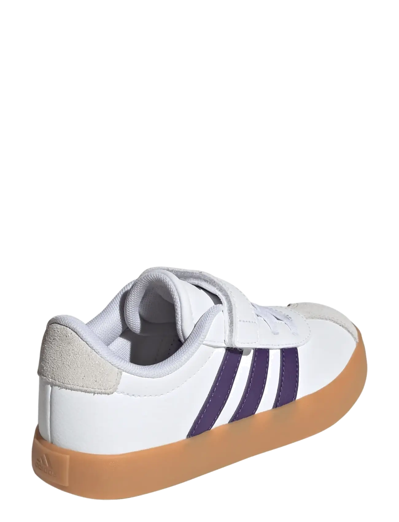 adidas Sportswear - VL COURT 3.0 EL C - lave sneakers - ftwwht/violet/gum3 - 2