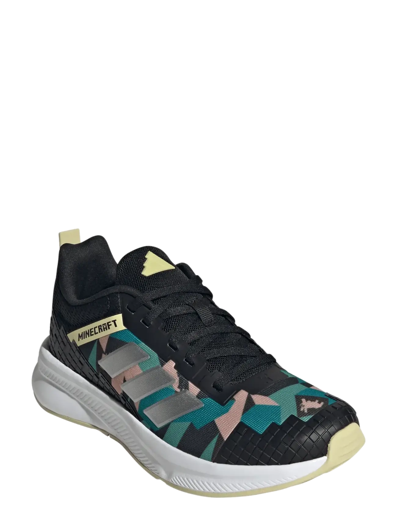 adidas Sportswear Minecraft Fortarun J, Børn, Børne Minecraft Sneakers, Sort, Str: 38