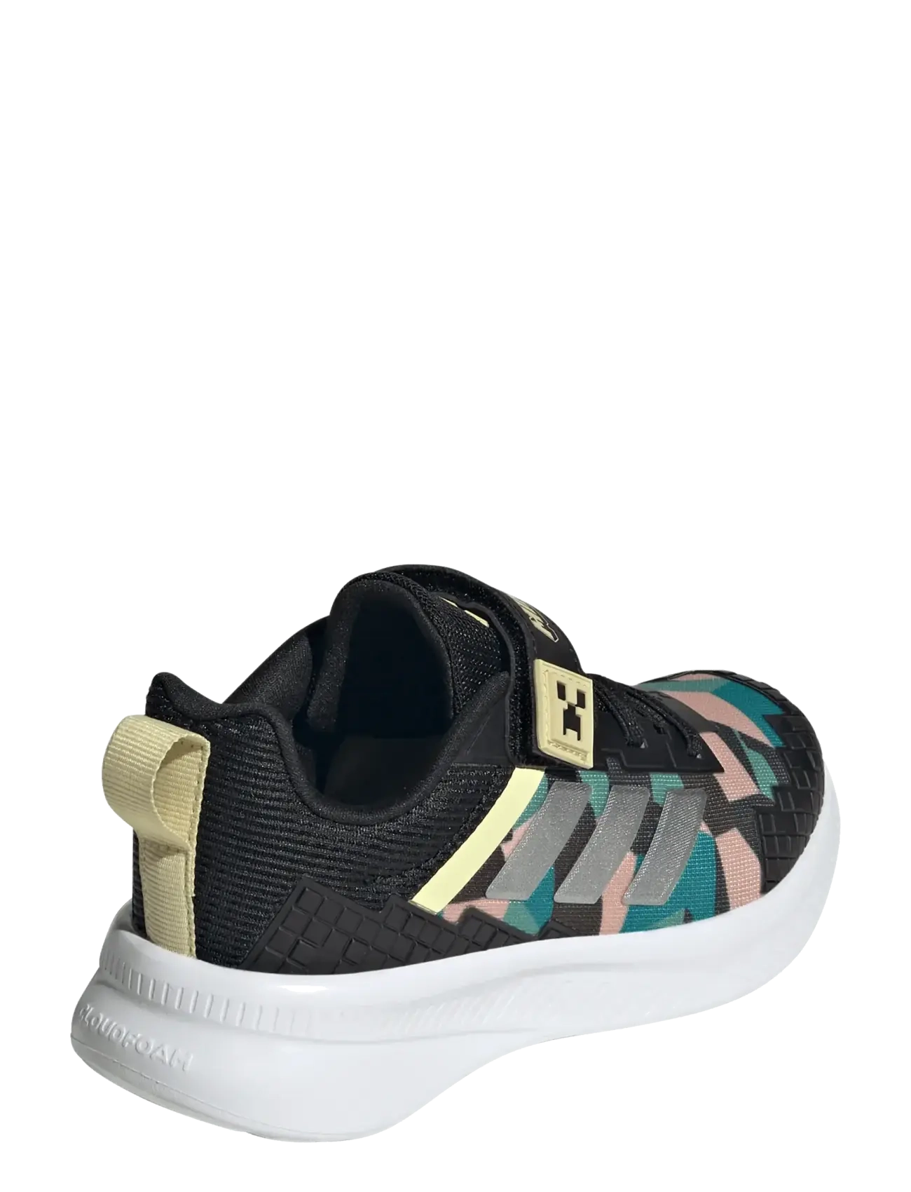 adidas Sportswear - MINECRAFT FORTARUN EL C - löparskor - cblack/msilve/duayel - 3