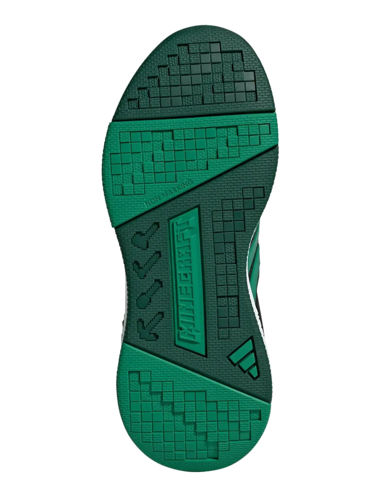 adidas Sportswear - MINECRAFT PRO J - låga sneakers - cblack/cougrn/cgreen - 5