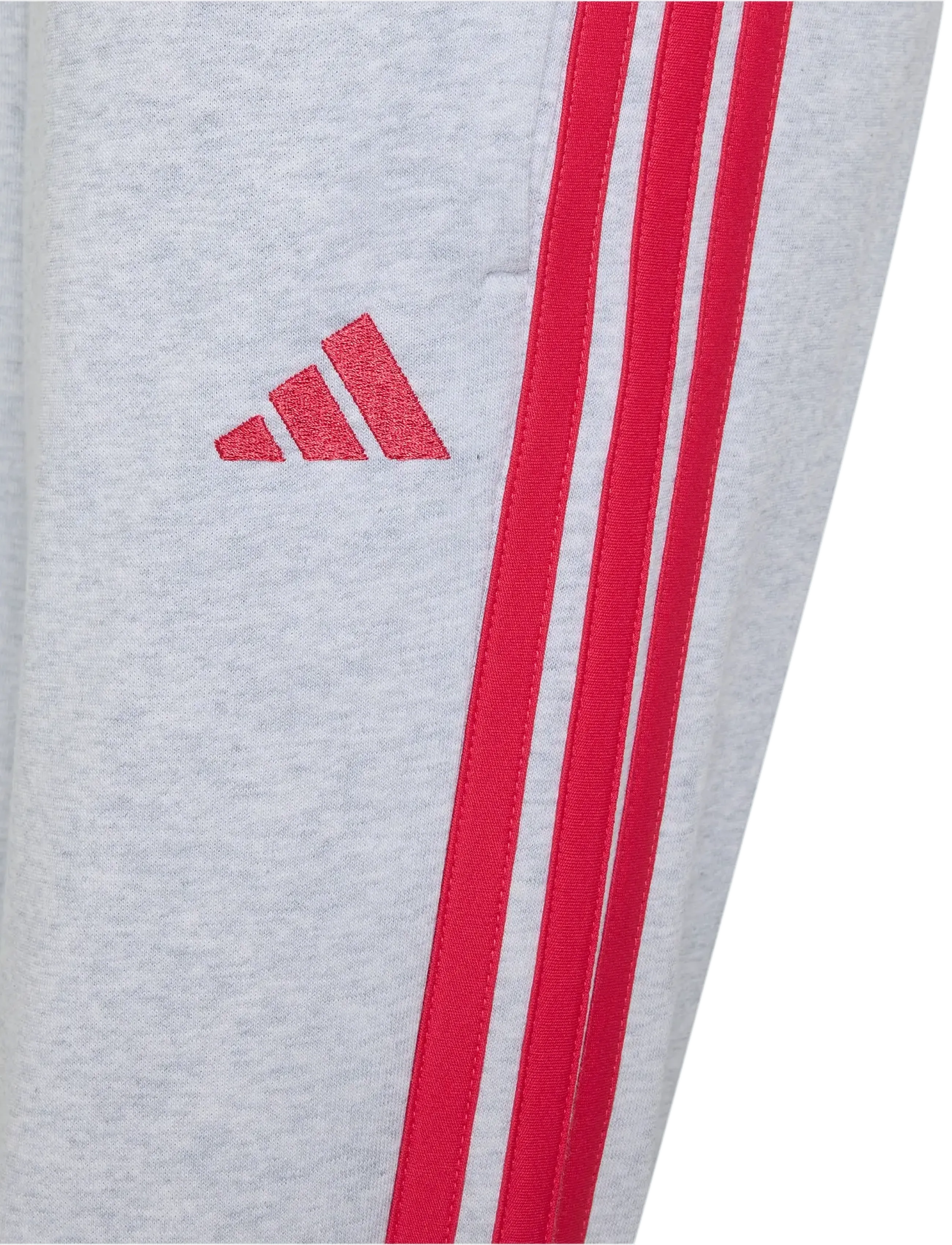 adidas Sportswear - JG 3S FT OH PT - lgreyh/powpnk - 2