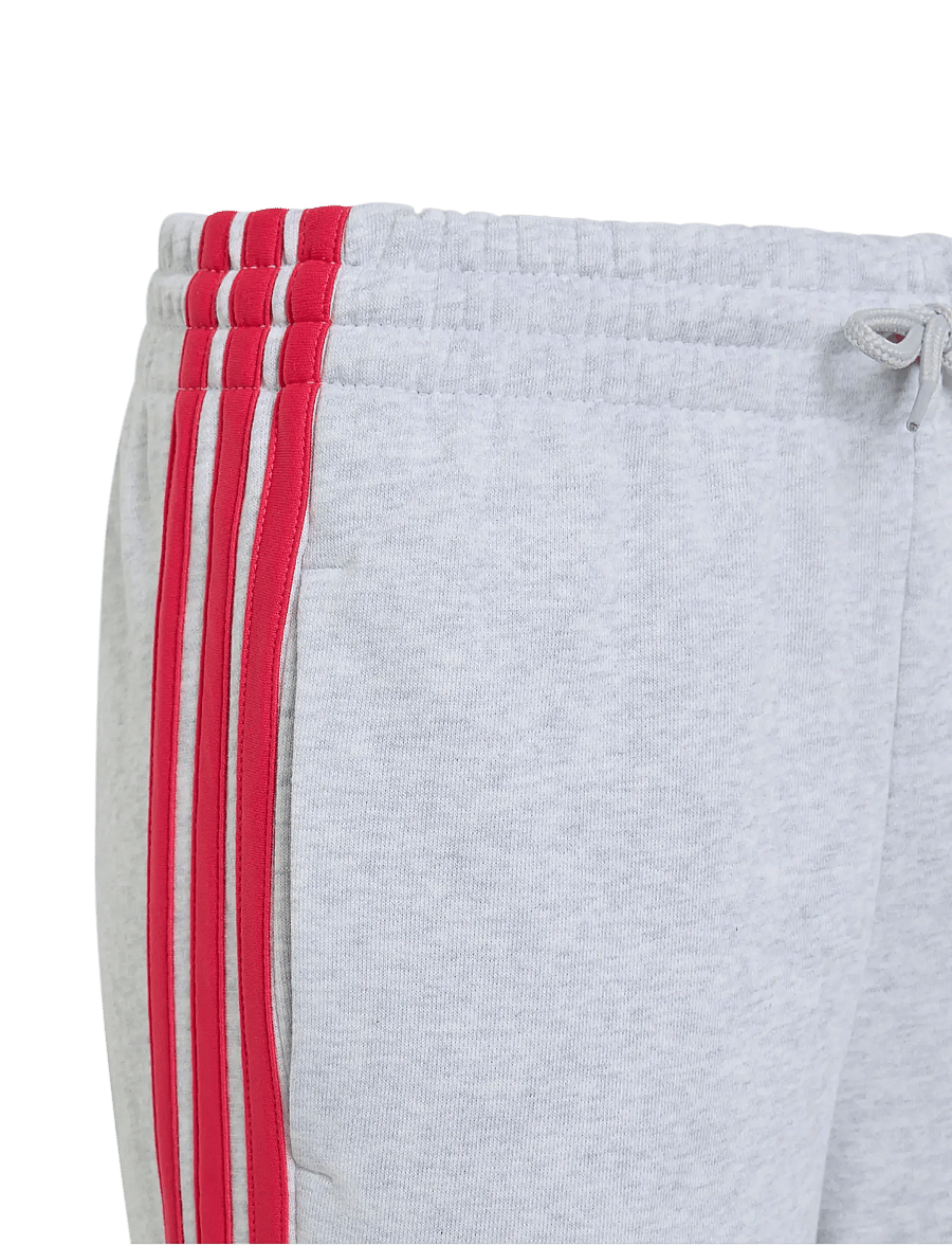 adidas Sportswear - JG 3S FT OH PT - sweatpants - lgreyh/powpnk - 3