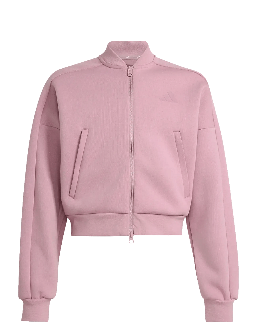 adidas Sportswear - JG FI 3S FZ - outdoor - magmau/wonorc - 1
