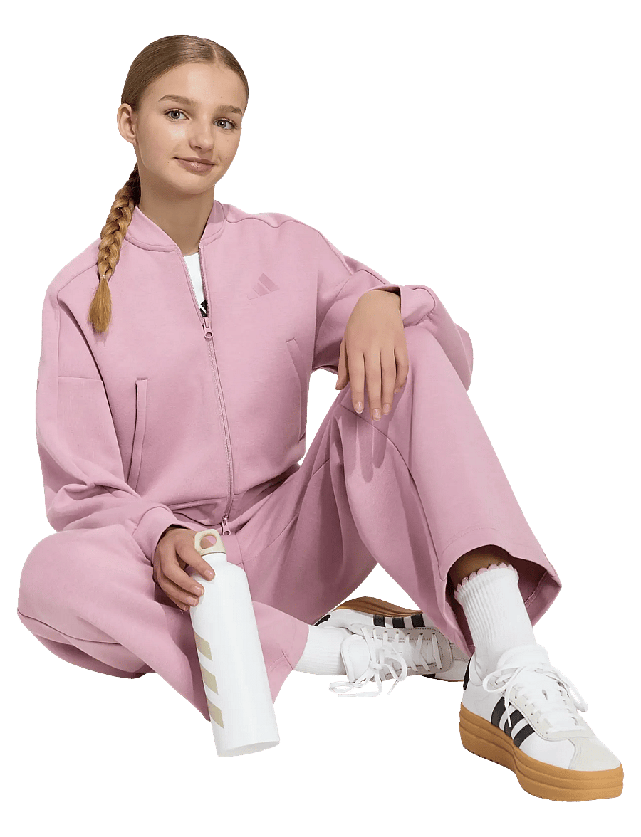 adidas Sportswear - JG FI 3S FZ - outdoor - magmau/wonorc - 0