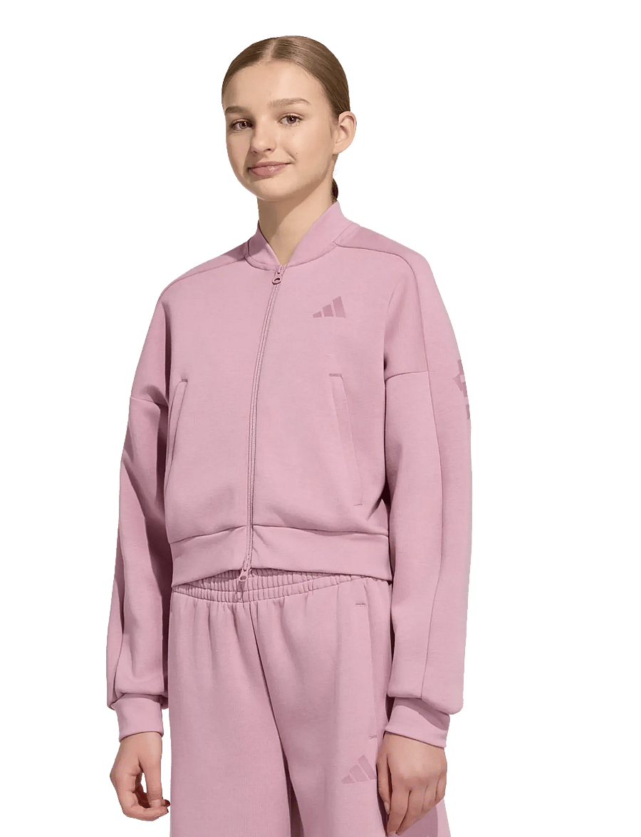 adidas Sportswear - JG FI 3S FZ - outdoor - magmau/wonorc - 2