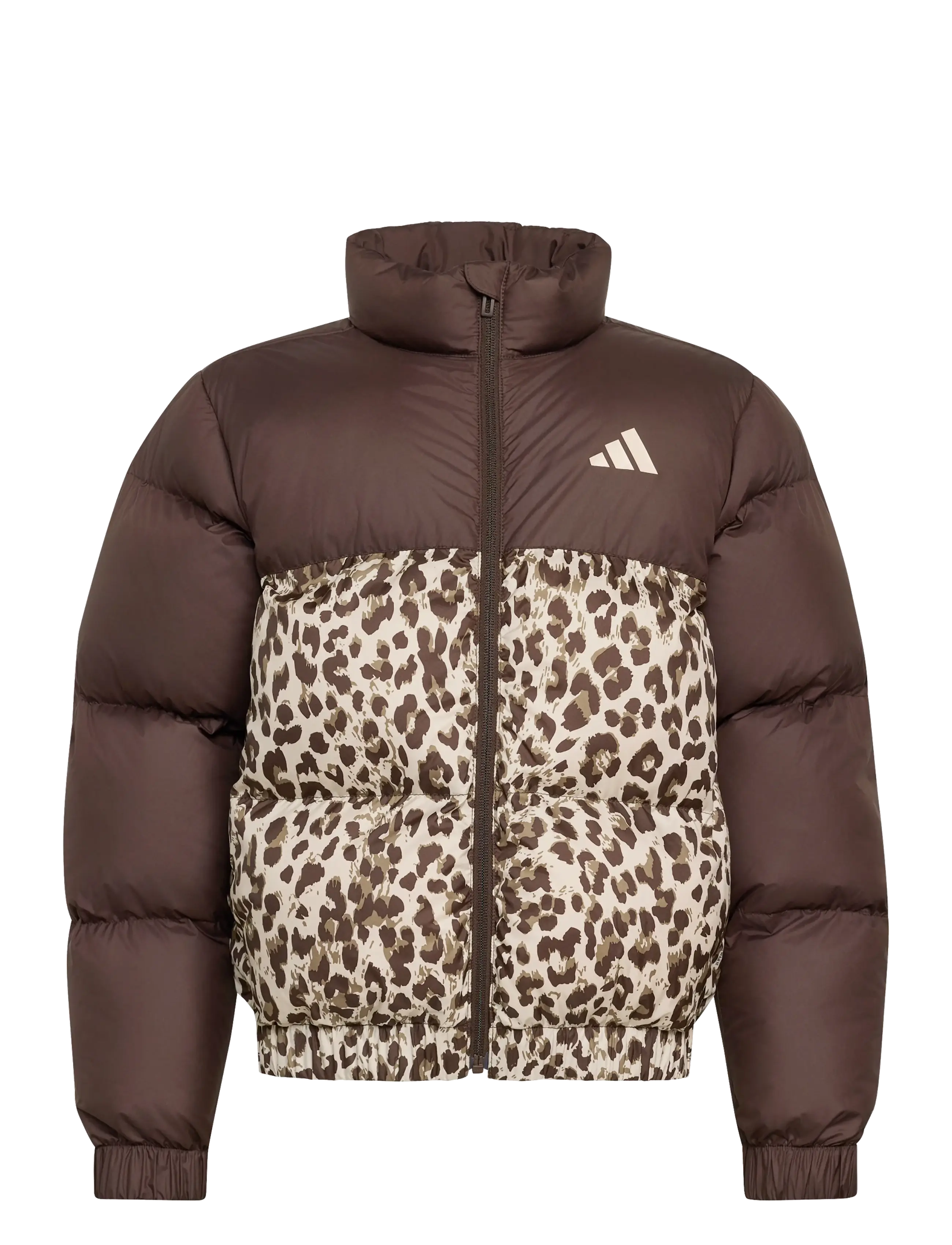 adidas Sportswear JG SD AOP JKT - Vis alt - DBROWN/CRLI/KHASIX/CR / brown