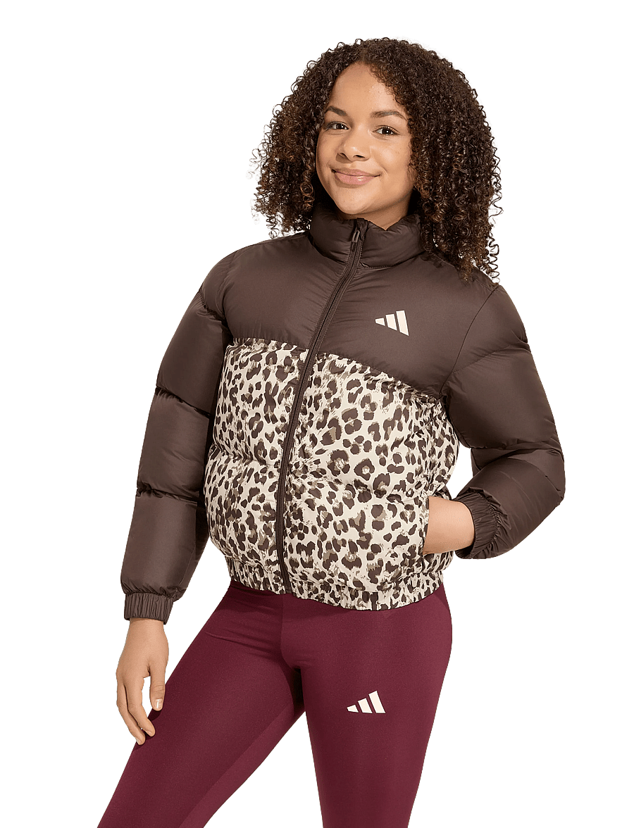 adidas Sportswear - JG SD AOP JKT - isolerede jakker - dbrown/crli/khasix/cr - 2