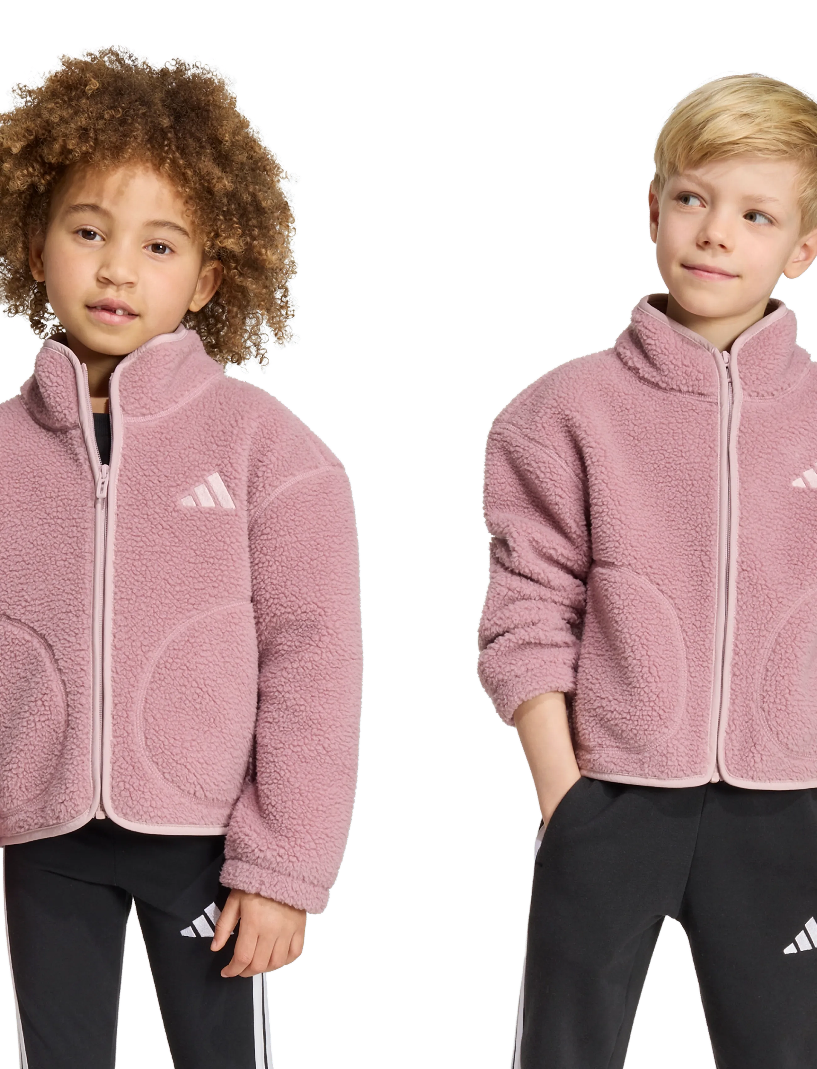 adidas Sportswear - LK SHERPA JKT - paksud joped - magmau - 2