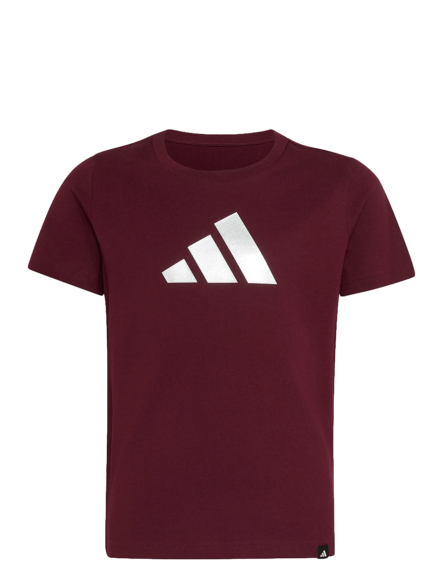 adidas Sportswear - JG GLAM T - sportoberteile - maroon - 0