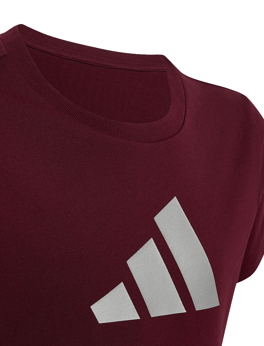 adidas Sportswear - JG GLAM T - sportoberteile - maroon - 2